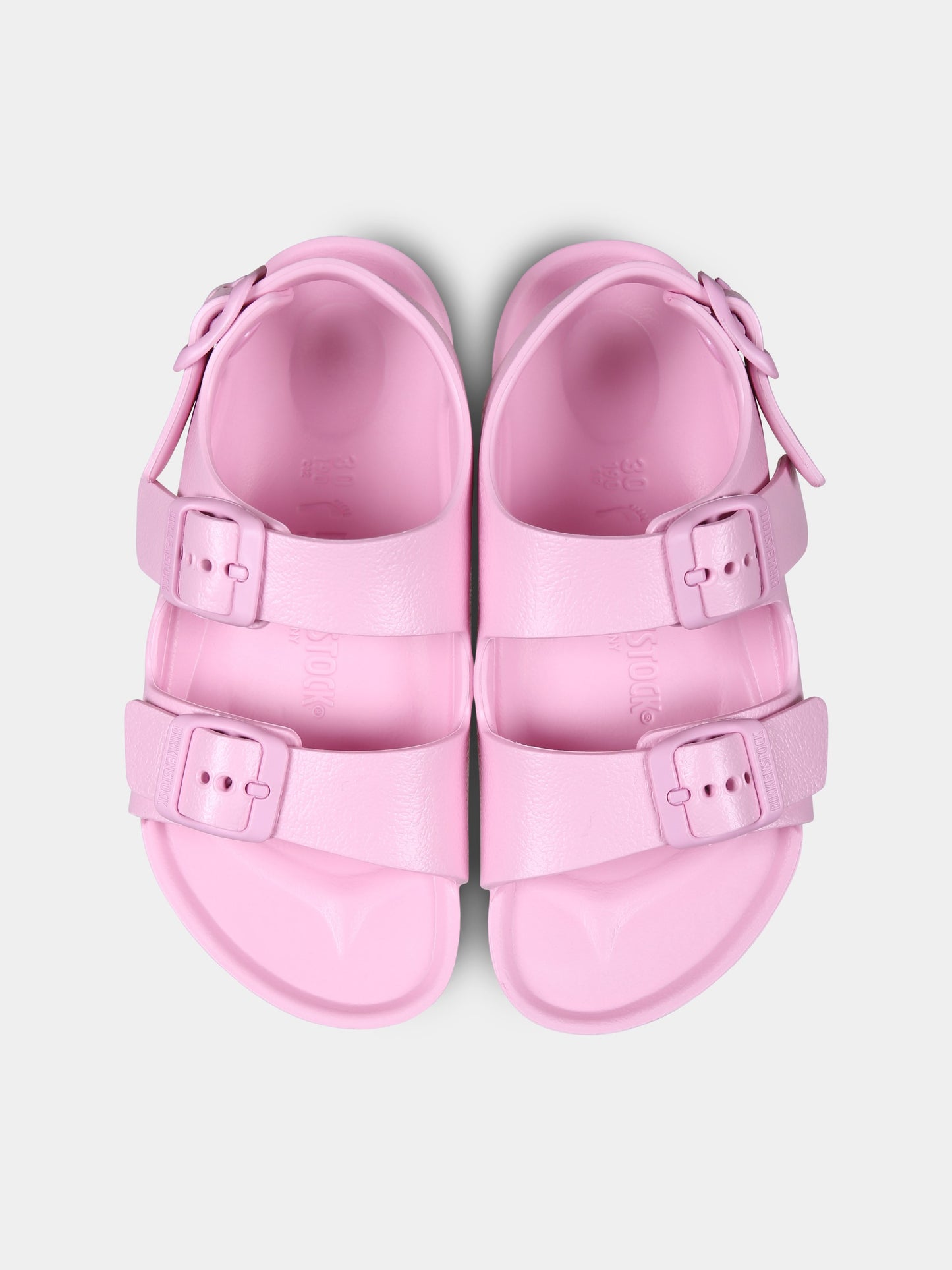 Sandali Milano Eva rosa per bambina,Birkenstock,1029544 MILANO GOMMA
