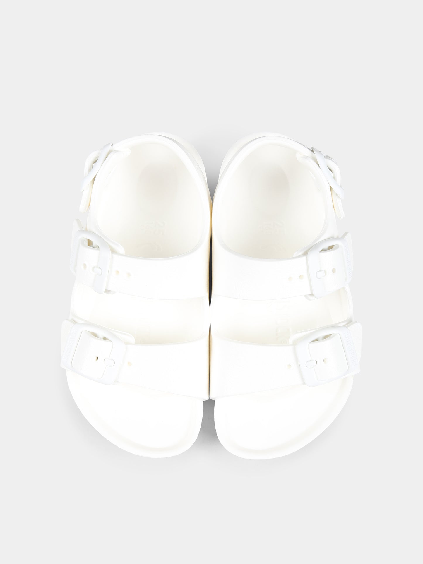 Sandali bianchi Milano EVA Kids per bambini con logo,Birkenstock,1019458 MILANO GOMMA