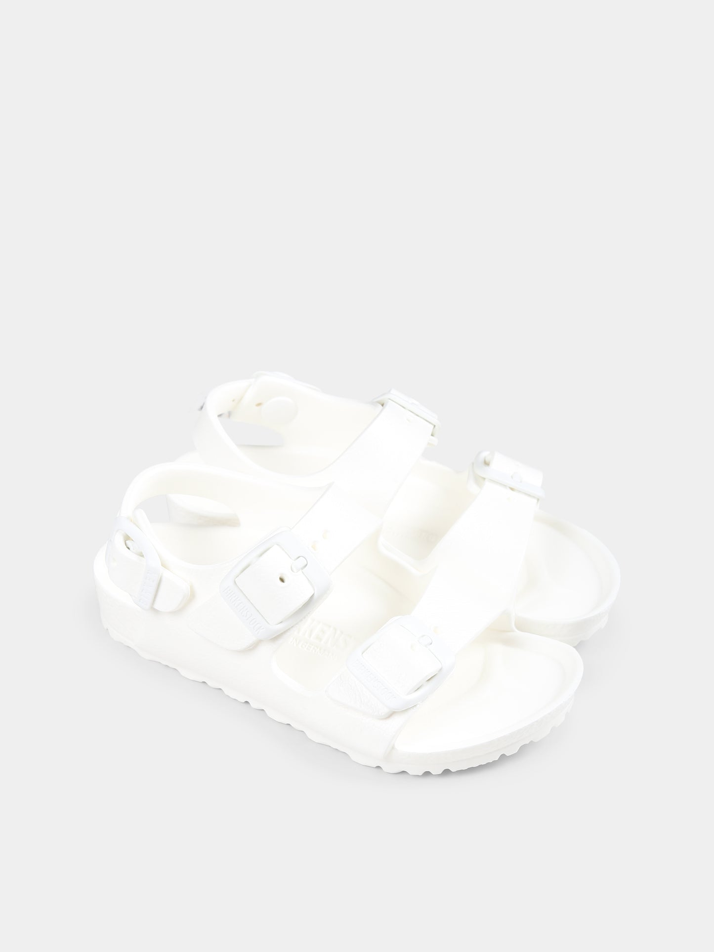 Sandali bianchi Milano EVA Kids per bambini con logo,Birkenstock,1019458 MILANO GOMMA