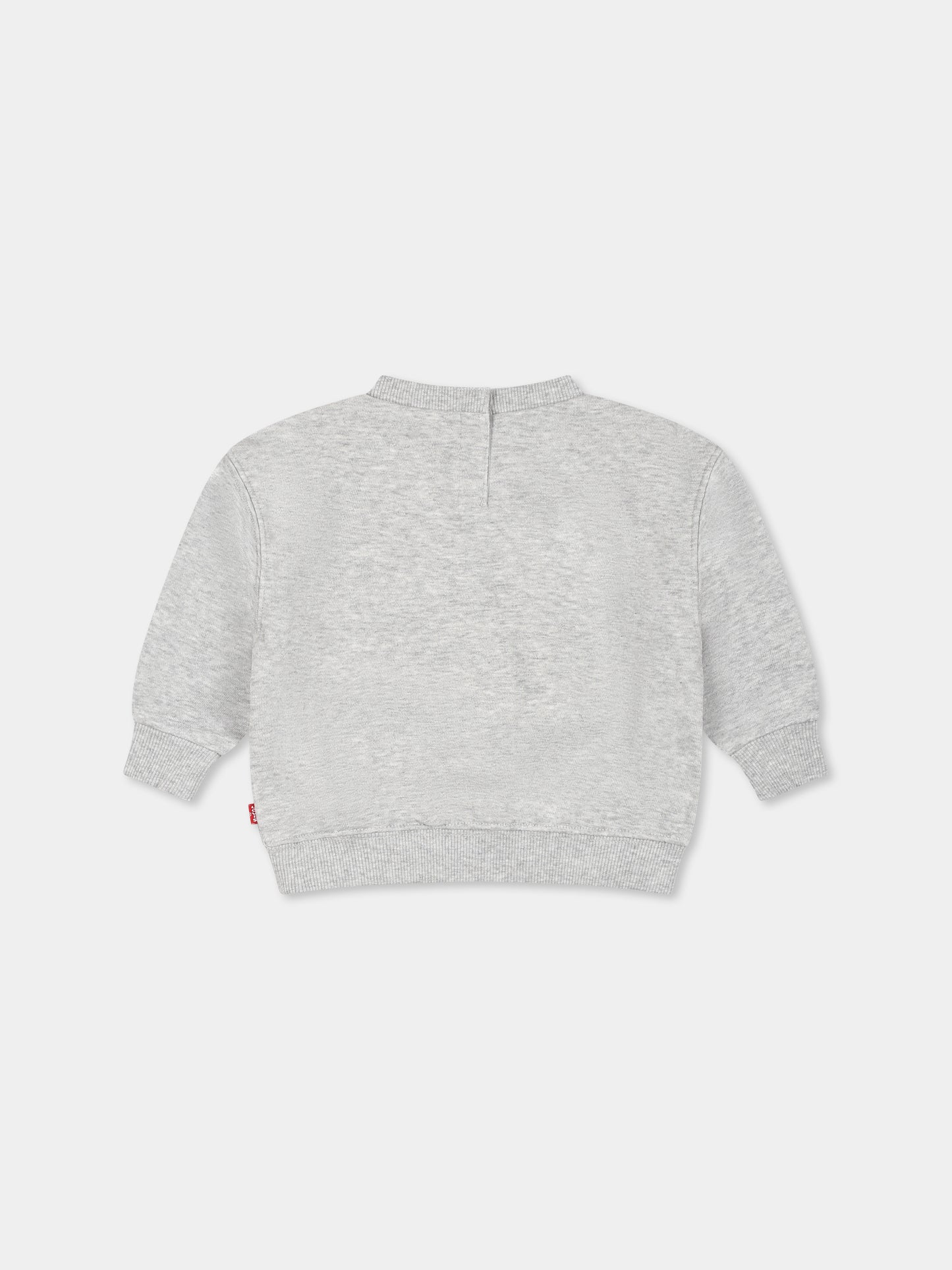 Felpa grigia per neonato con orsetto,Levi's Kids,M320 G2H