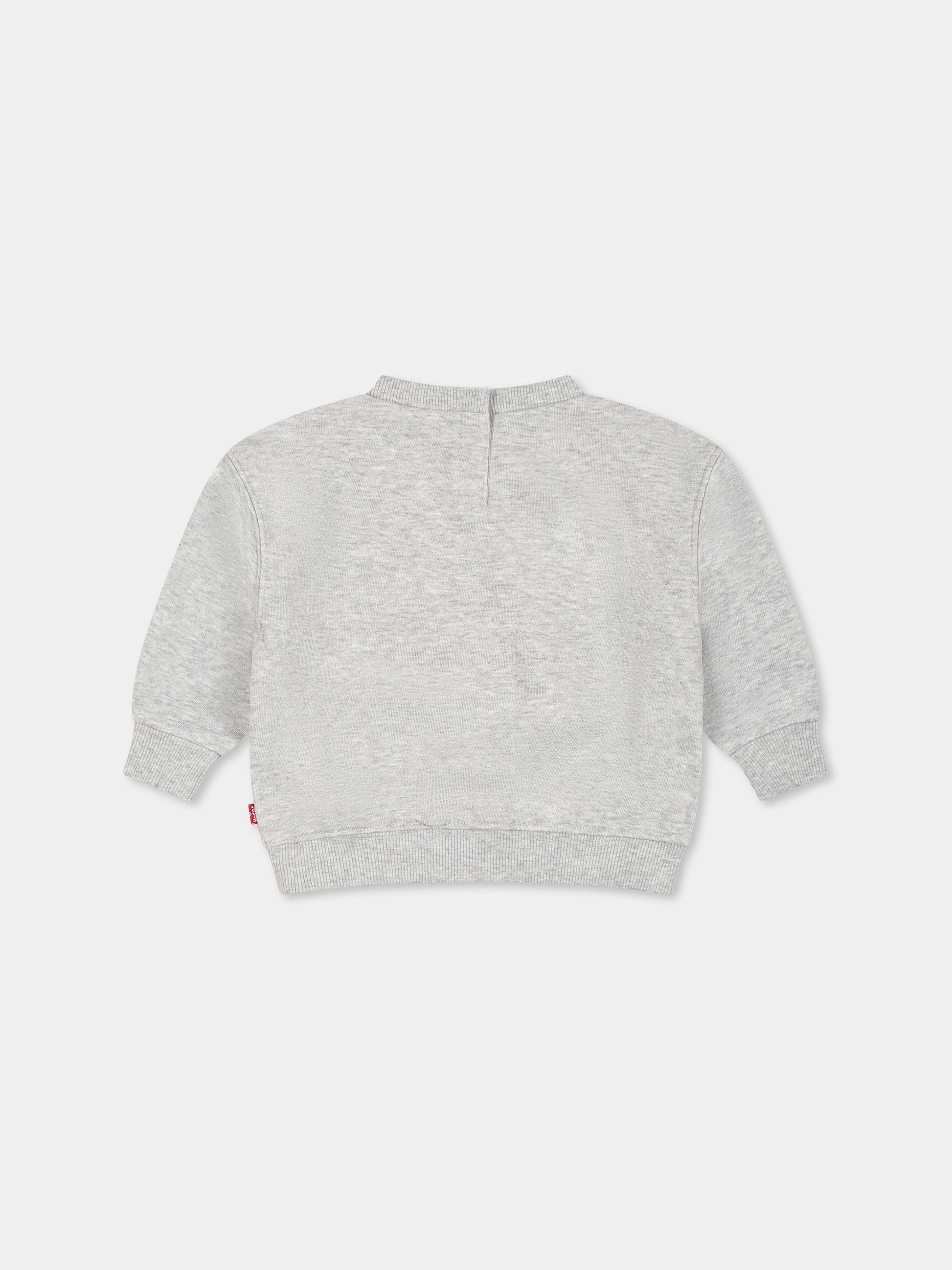 Felpa grigia per neonato con orsetto,Levi's Kids,M320 G2H