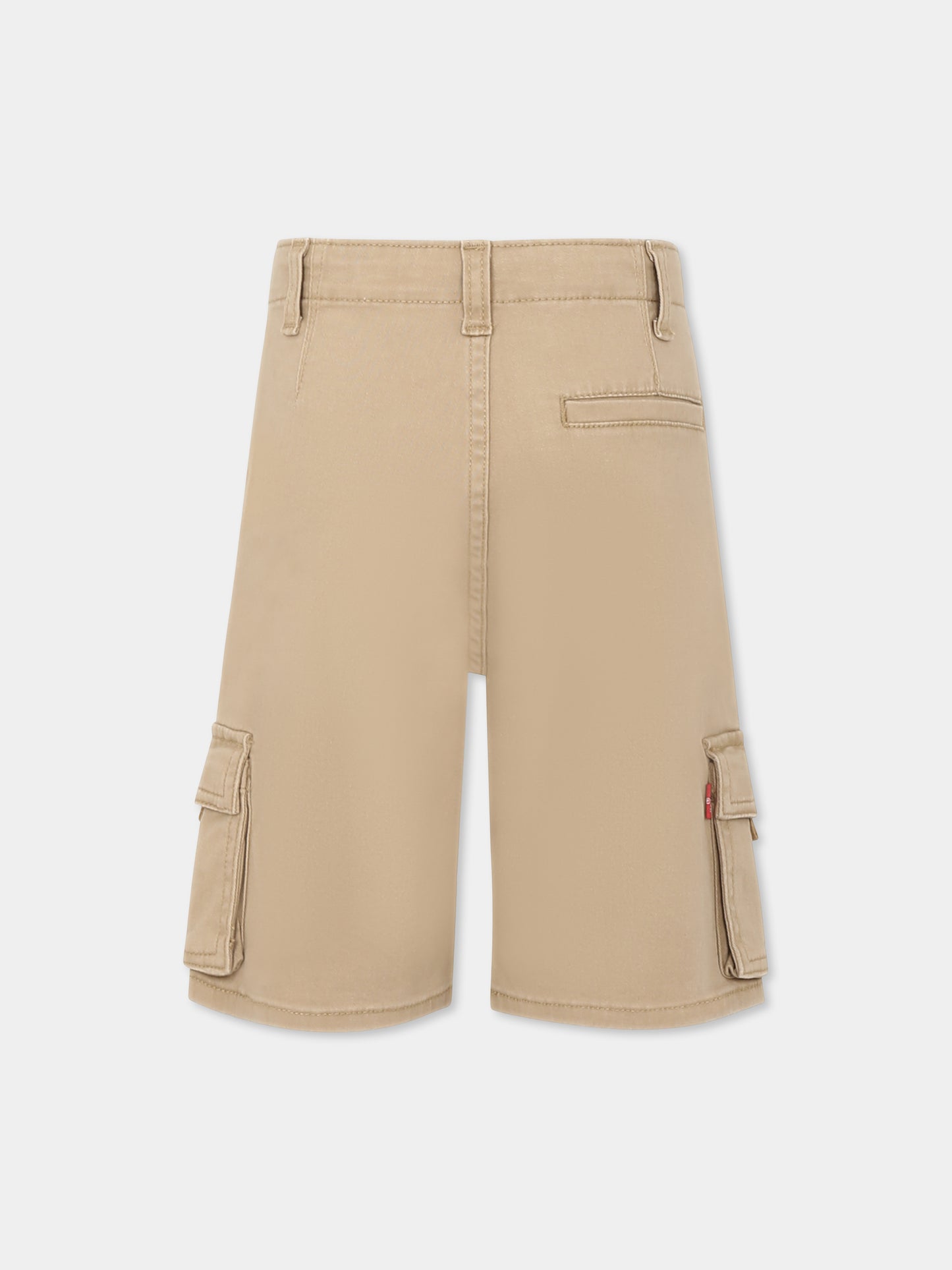 Shorts beige per bambino,Levi's Kids,M381 Y16
