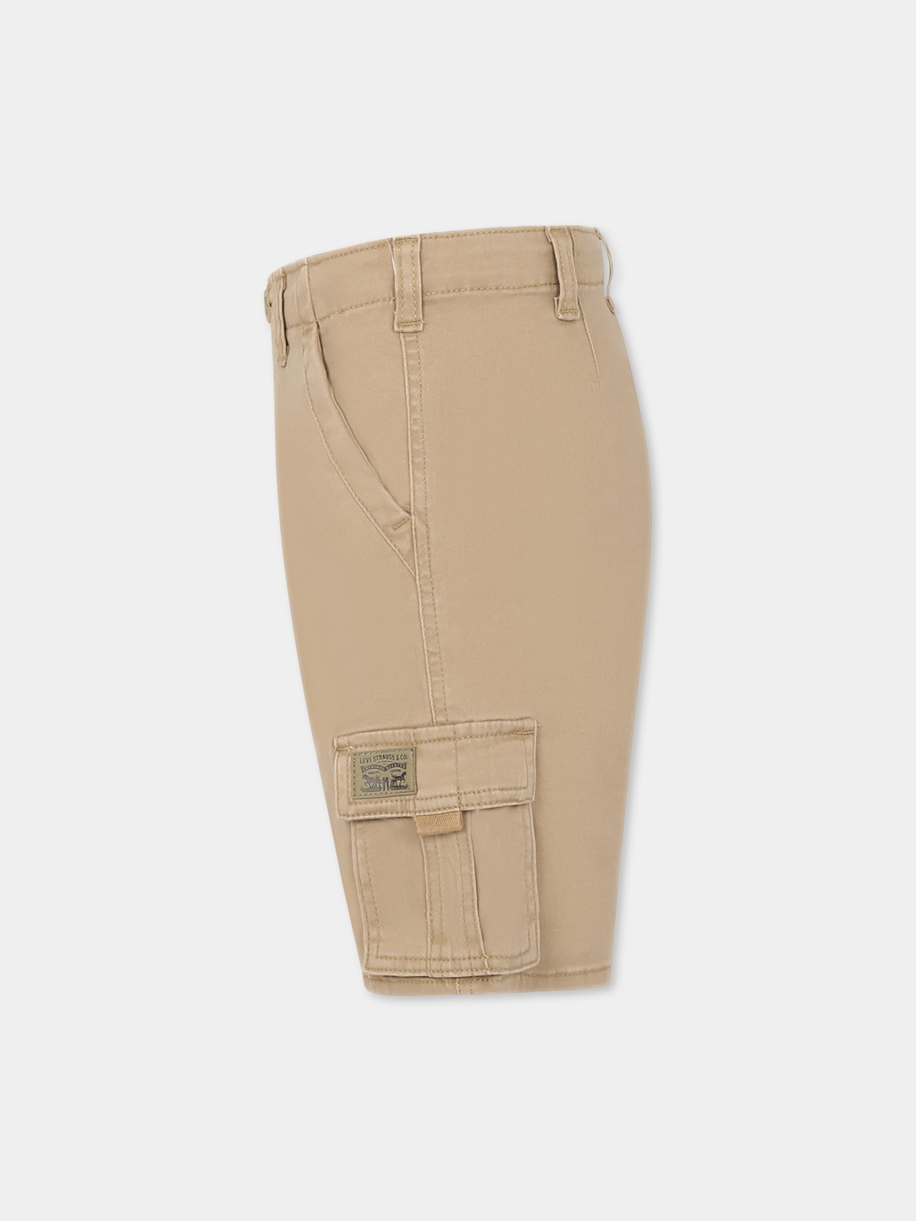 Shorts beige per bambino,Levi's Kids,M381 Y16