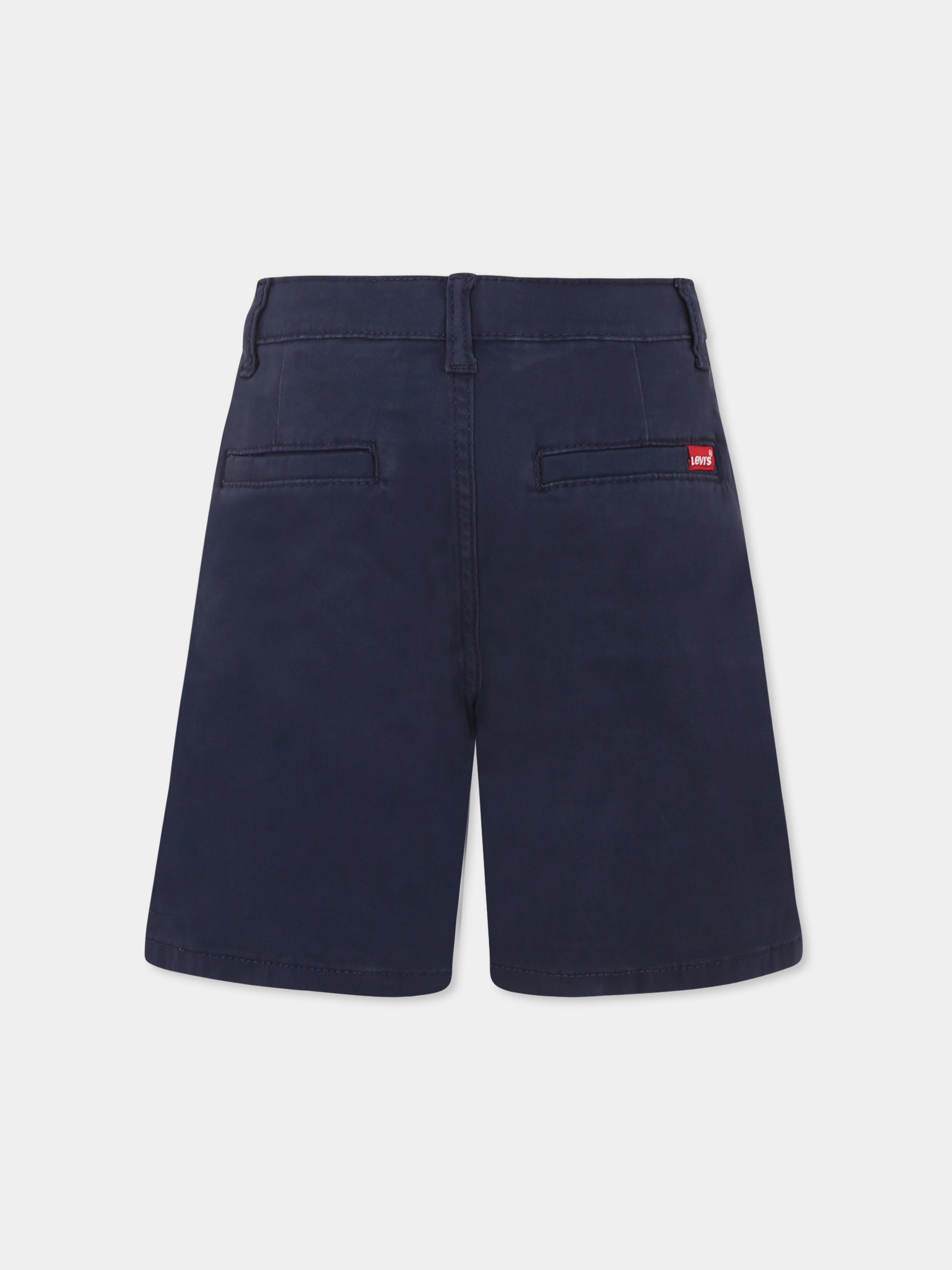 Shorts blu per bambino,Levi's Kids,M375 C8D