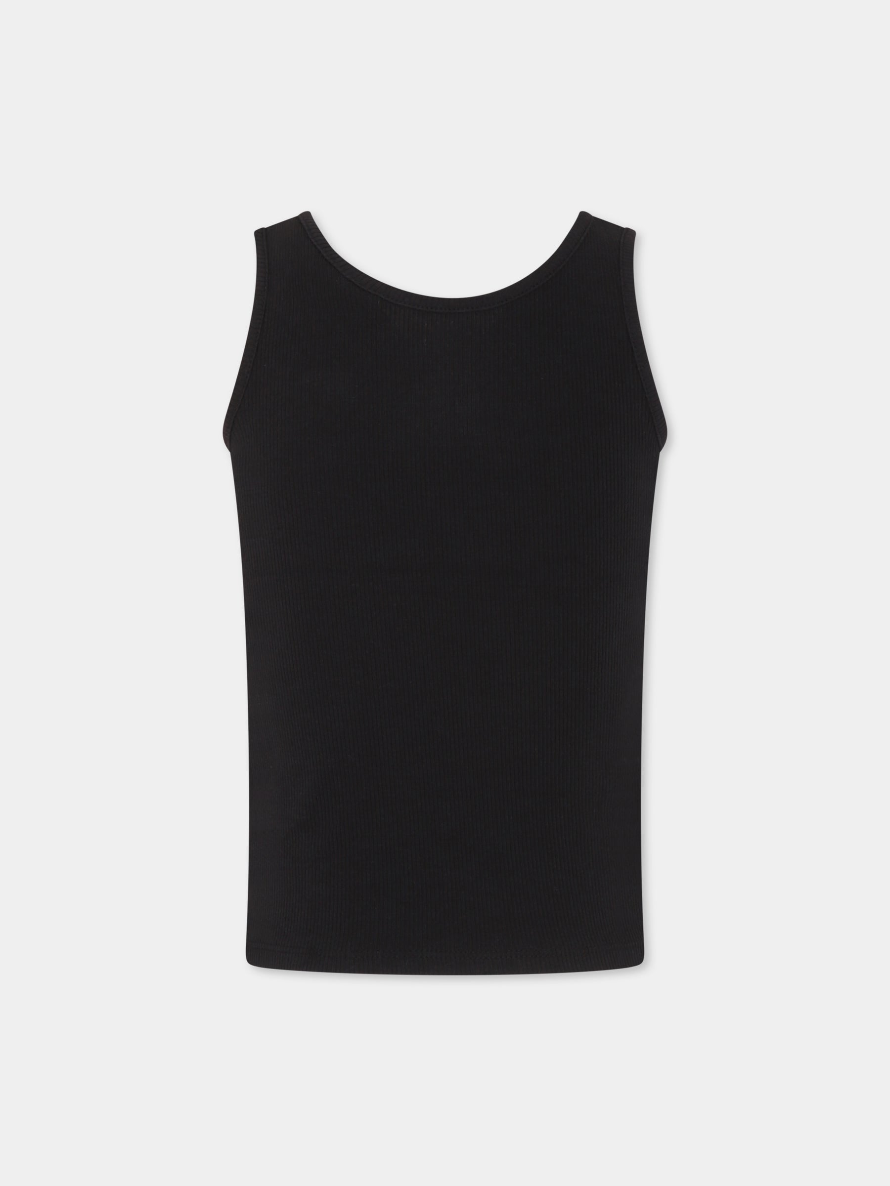 Canotta nera per bambina con logo,Levi's Kids,K116 023