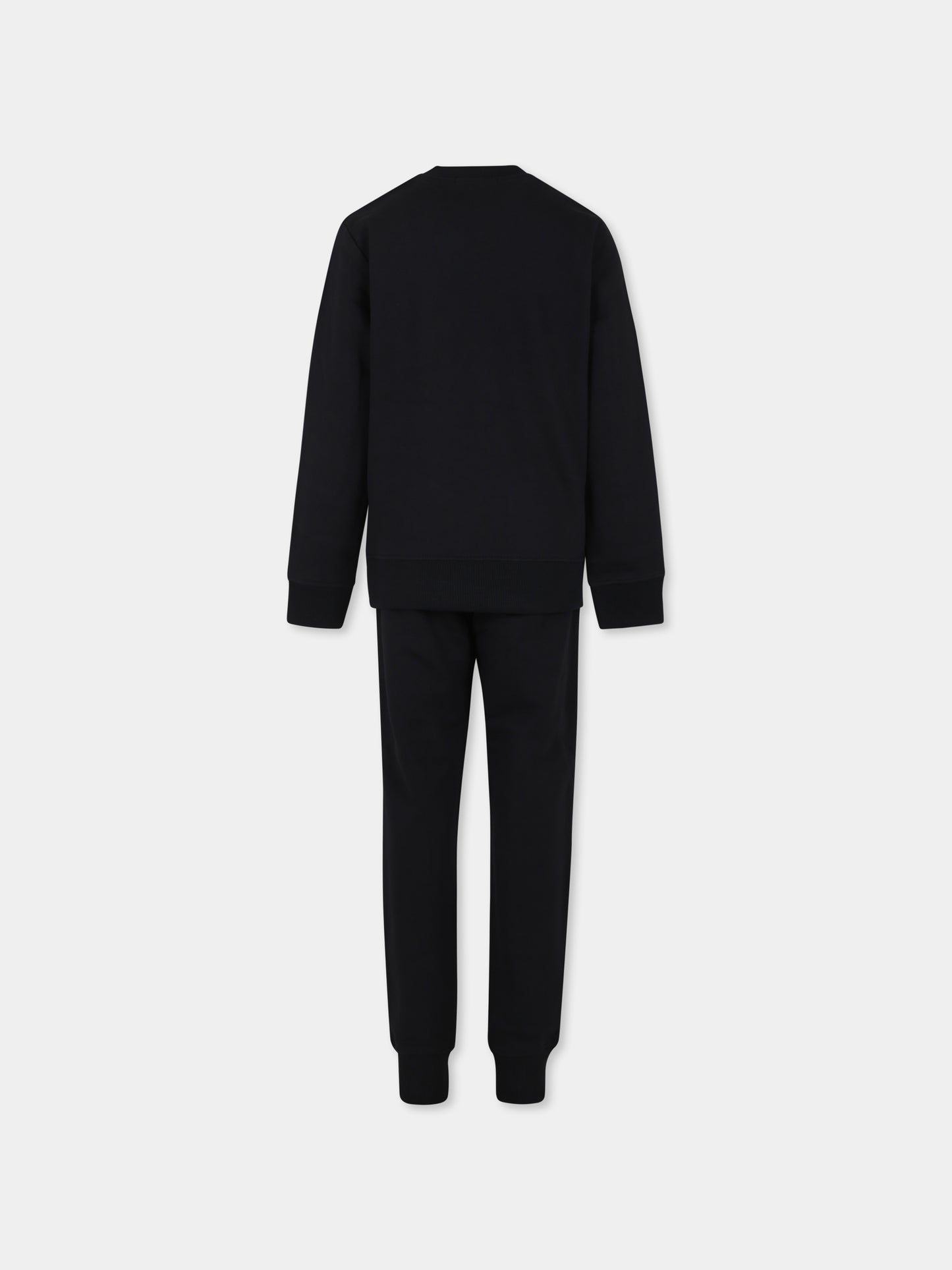 Completo nero per bambino con logo,Calvin Klein Kids,23FCKIU0IU00550 BEH