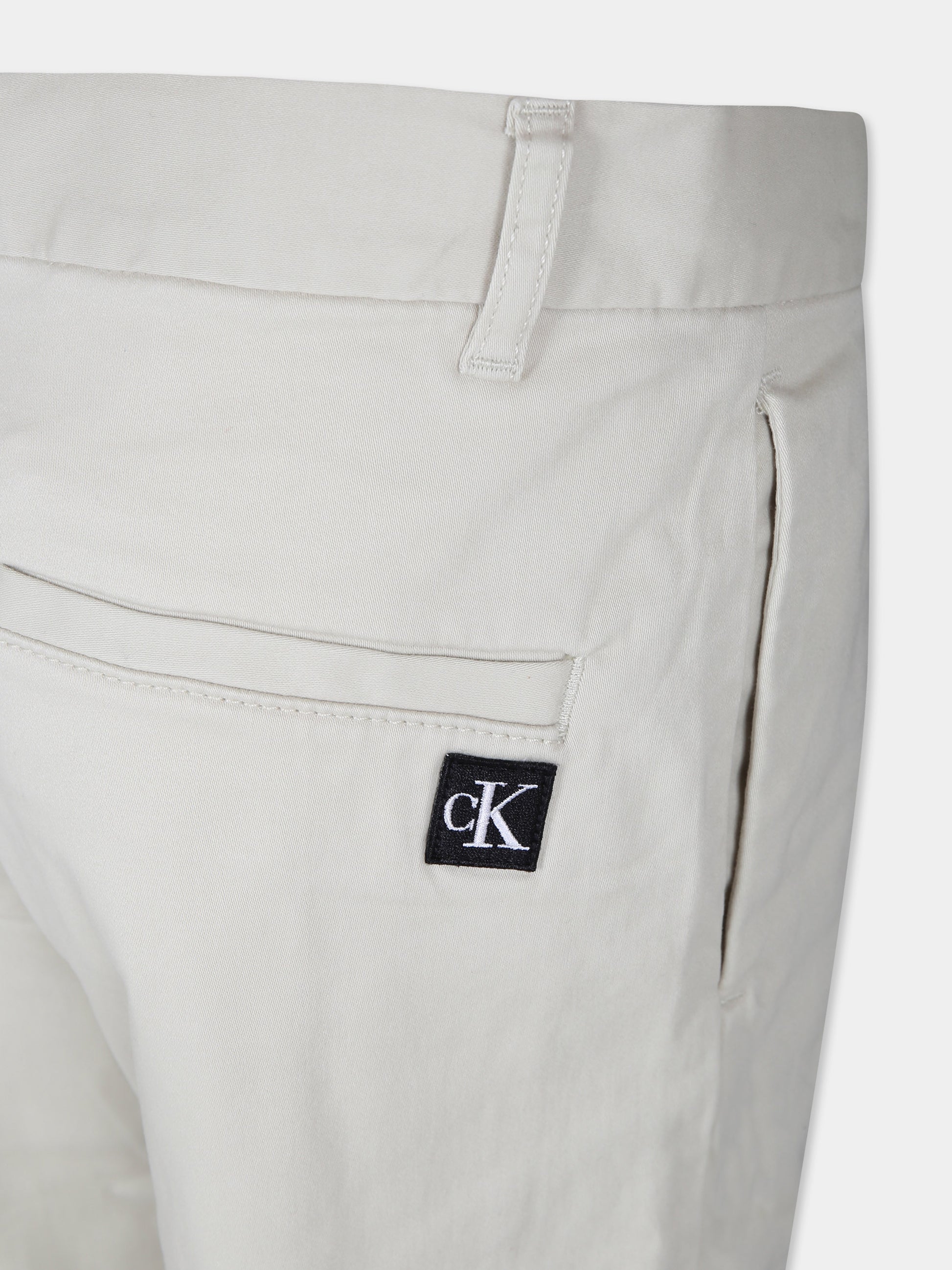 Pantaloni verdi per bambino con logo,Calvin Klein Kids,24SCKIB0IB02093 LFU