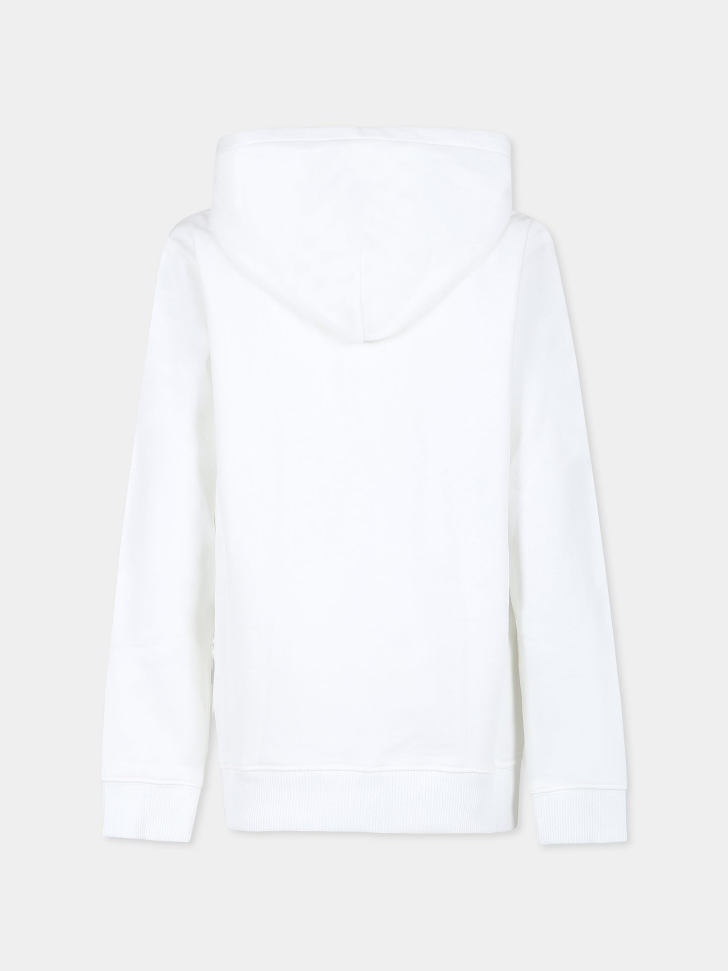 Felpa bianca per bambini con logo,Calvin Klein Kids,24SCKIU0IU00266 YAF
