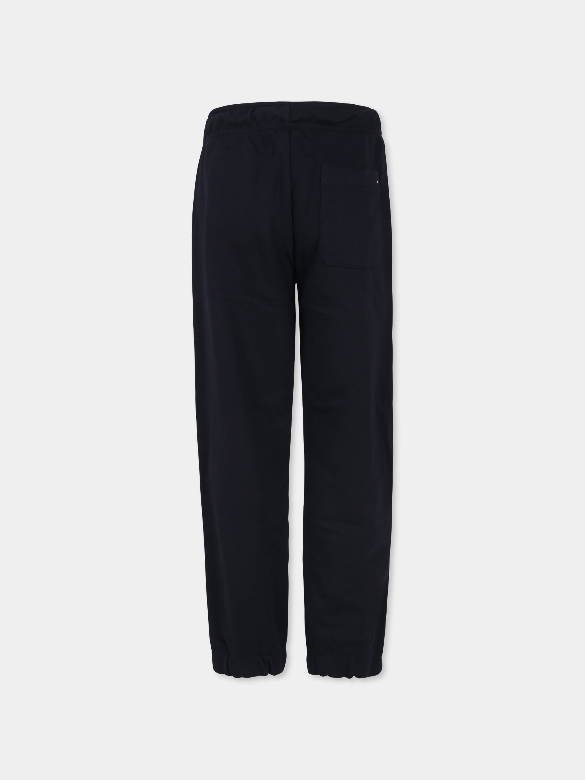 Pantaloni blu per bambino con logo,Tommy Hilfiger Junior,24STHKB0KB08838 DW5