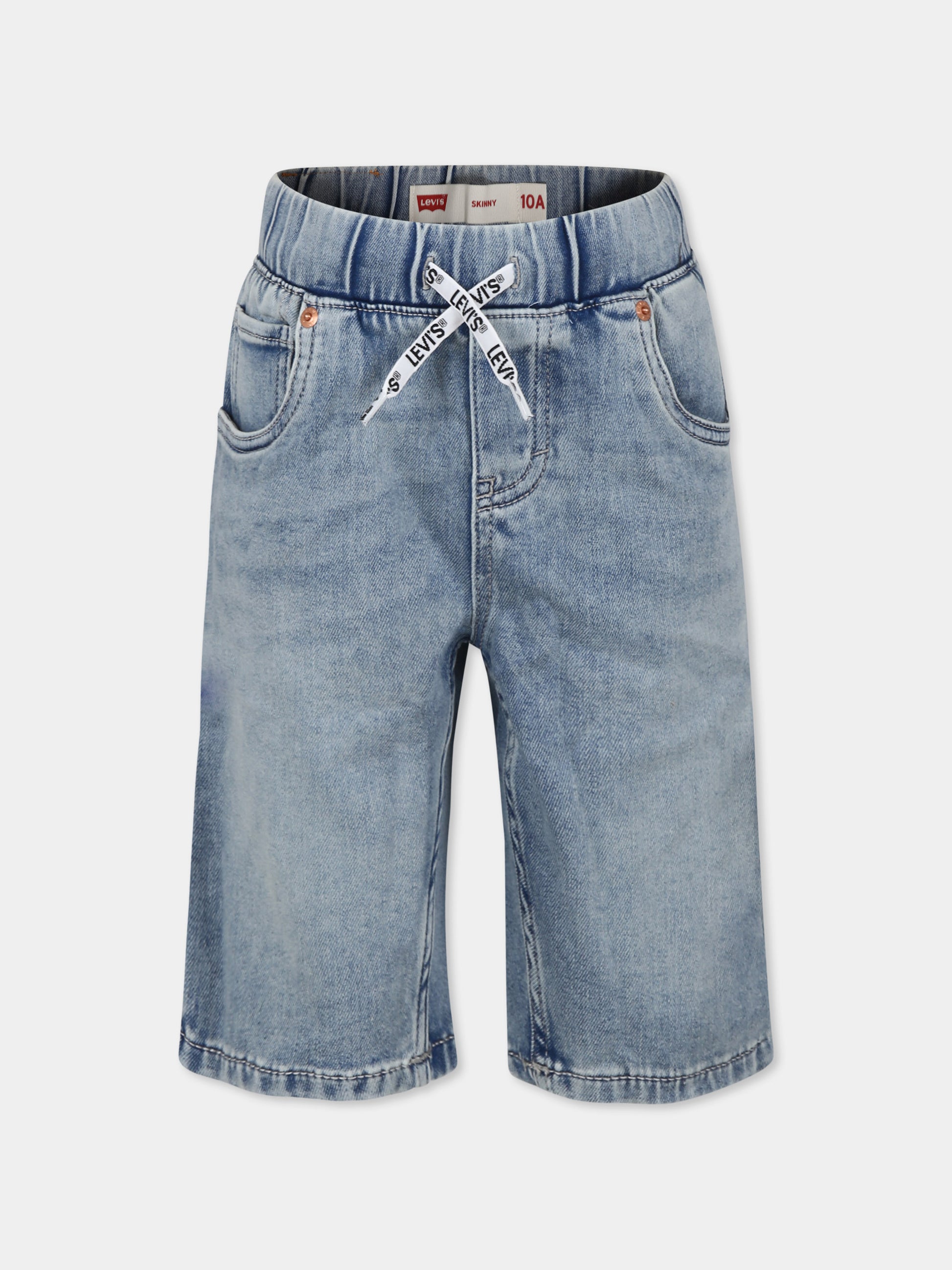Shorts blu per bambino con logo,Levi's Kids,24S9ED613 L0K