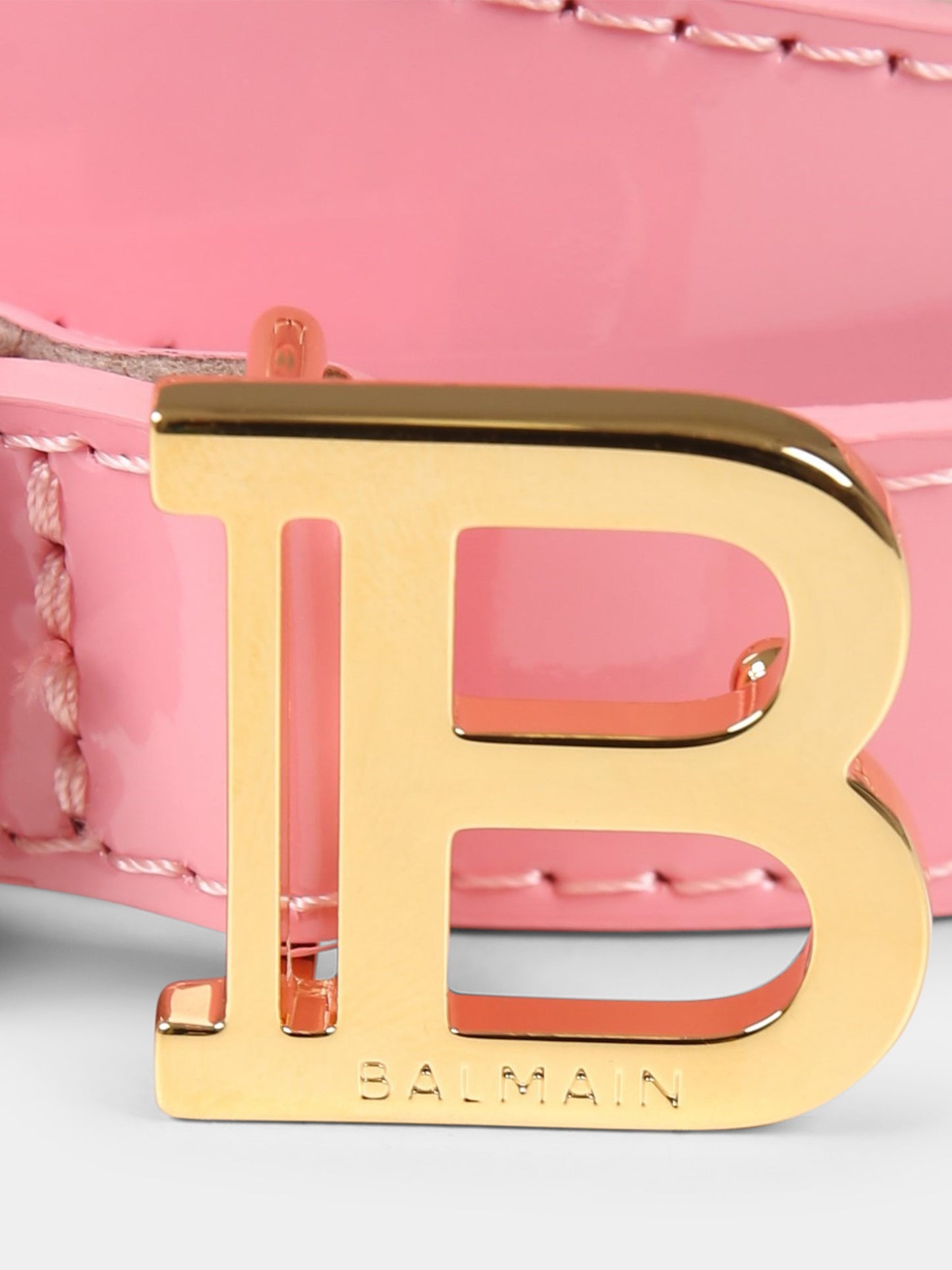 Ceinture rose pour fille avec logo