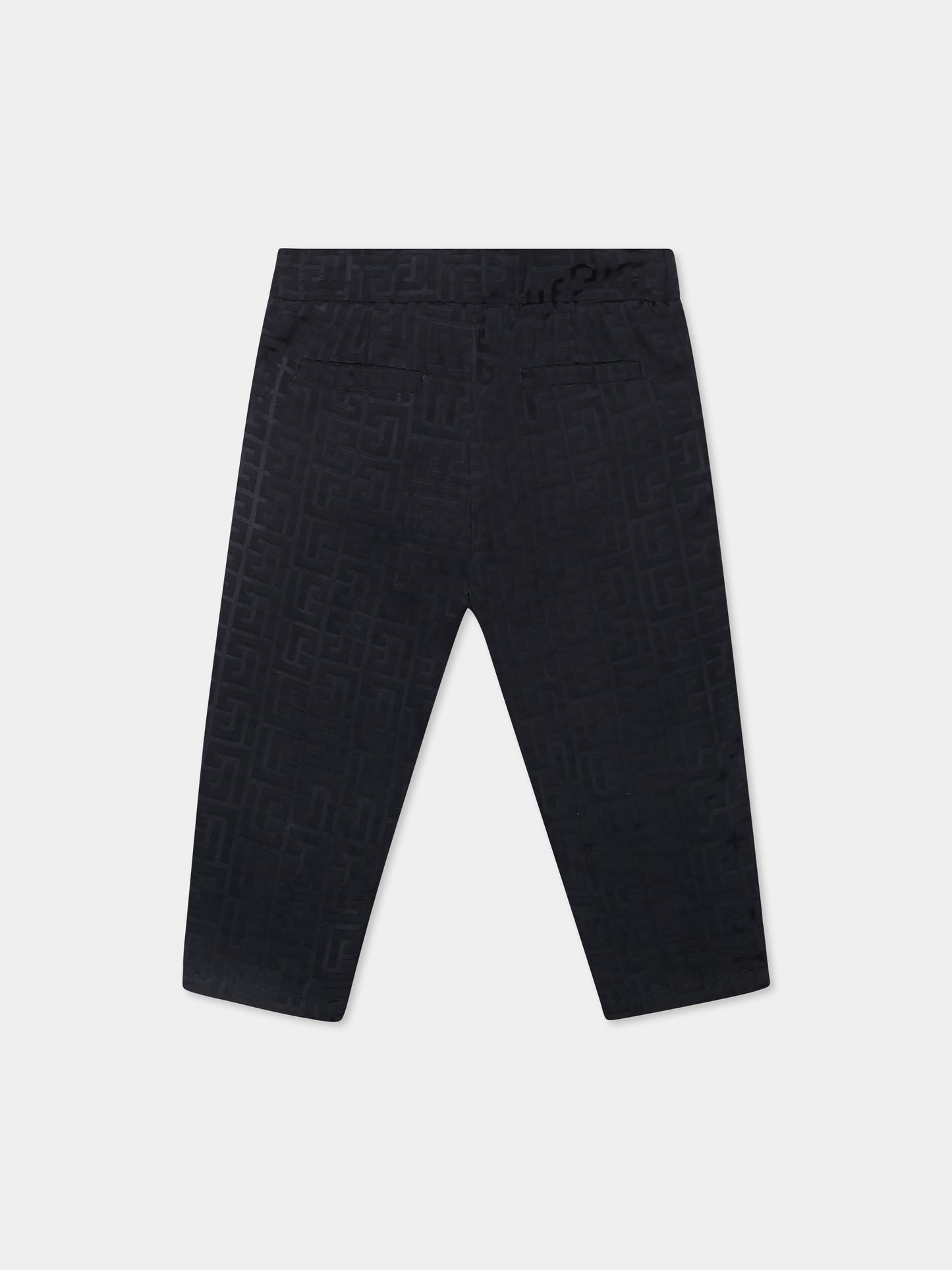 Pantalon bleu pour bébé garçon avec labyrinthe