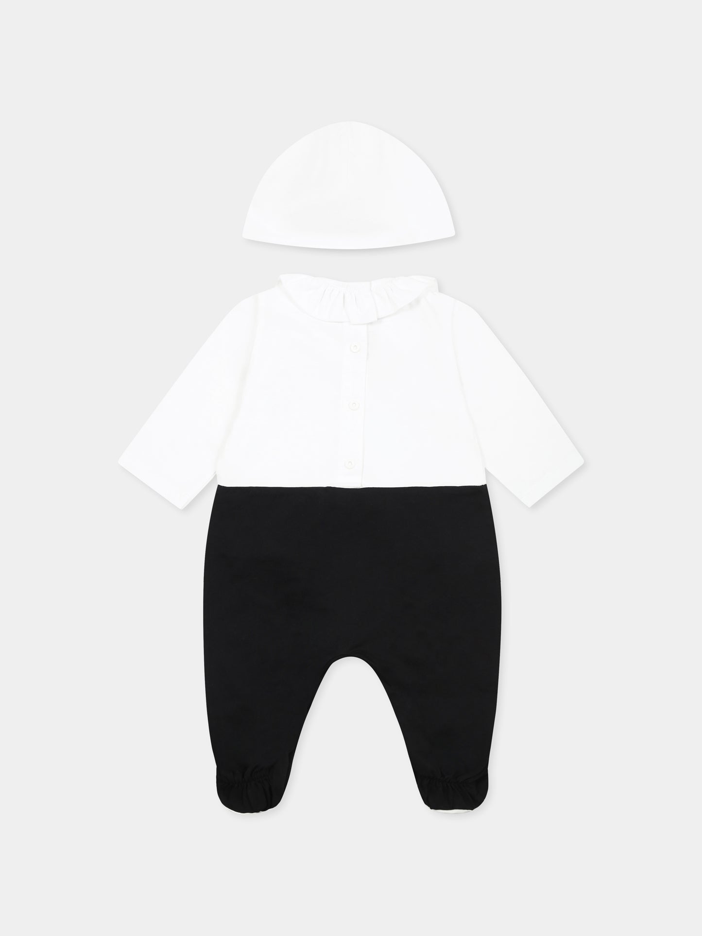 Ensemble multicolore pour bébé fille avec logo