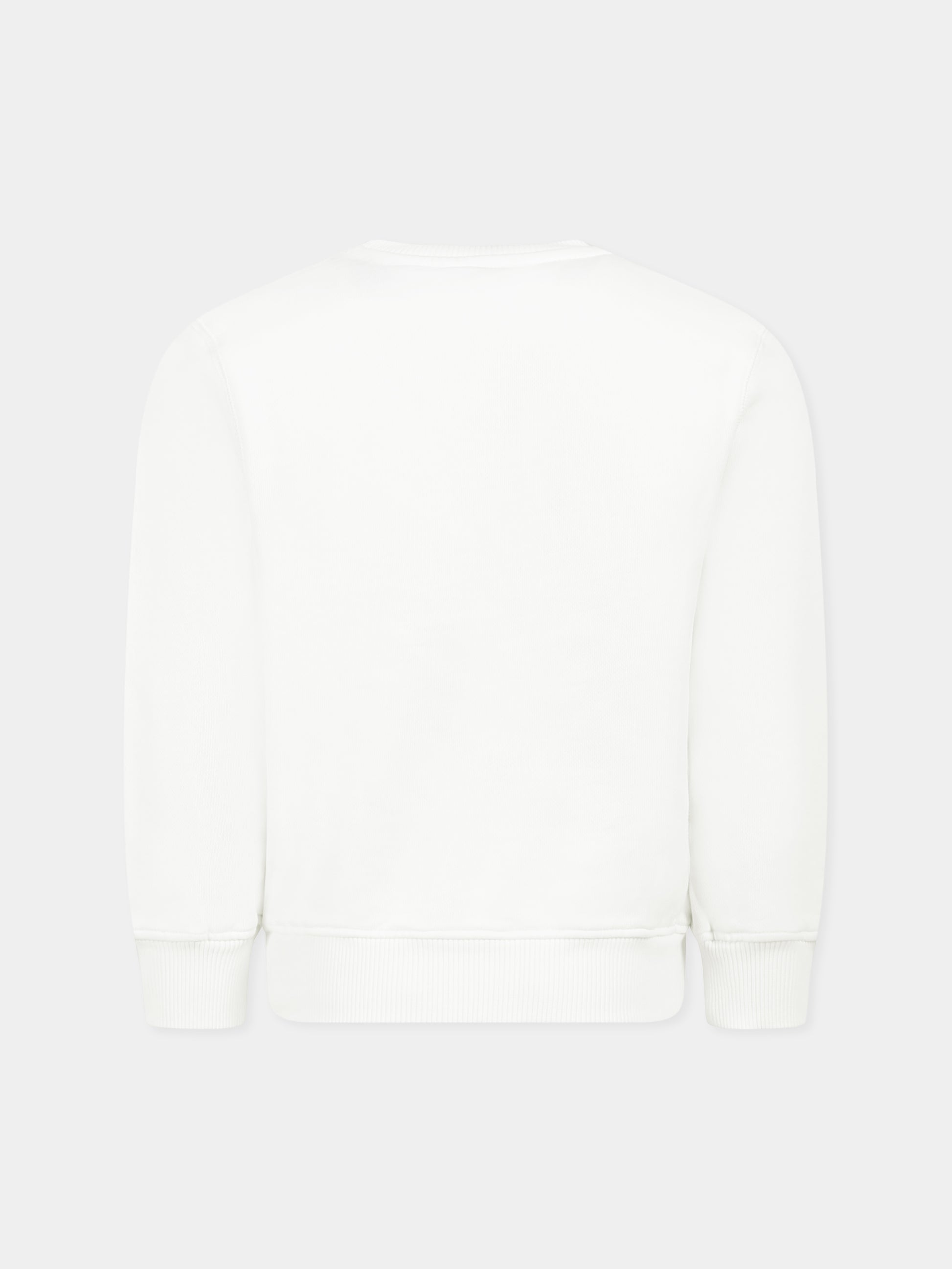 Felpa avorio per bambini con stampa oasi,Casablanca,KS25 JTP 371 01 EX