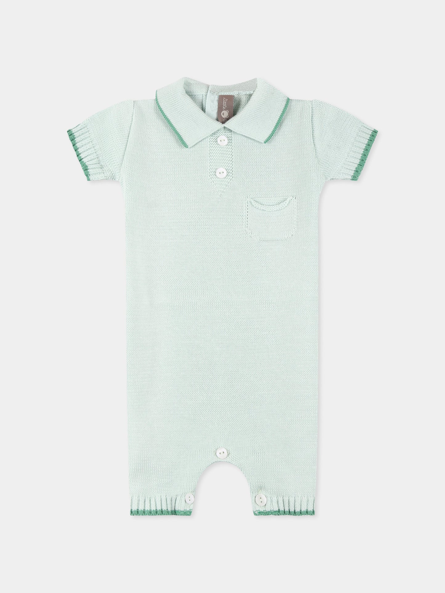 Pagliaccetto verde per neonati,Little Bear,1123 MENTA/VERDE