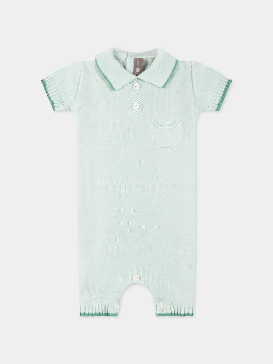 Pagliaccetto verde per neonati,Little Bear,1123 MENTA/VERDE
