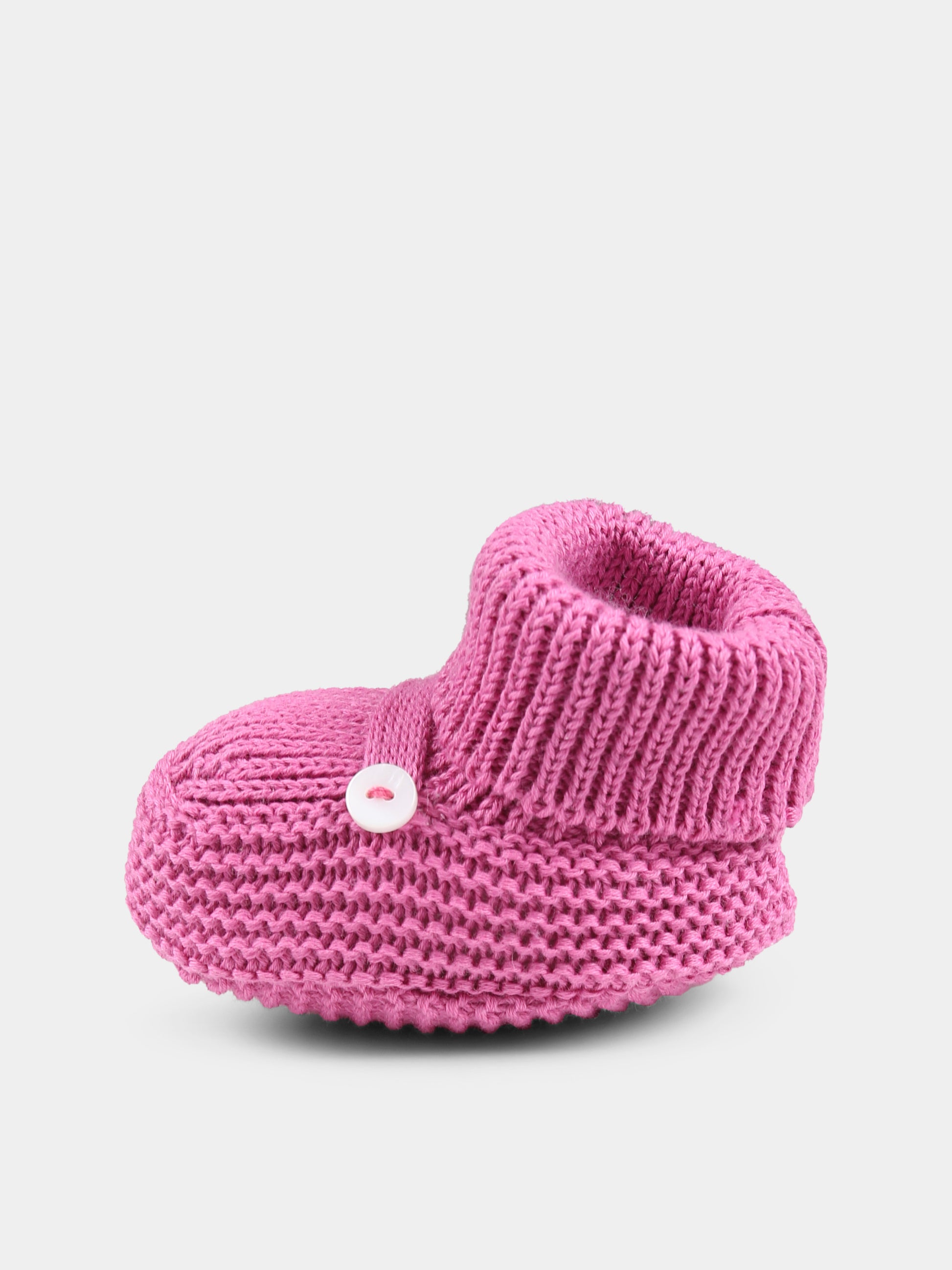 Babbucce fucsia per neonata,Little Bear,1137 PEONIA