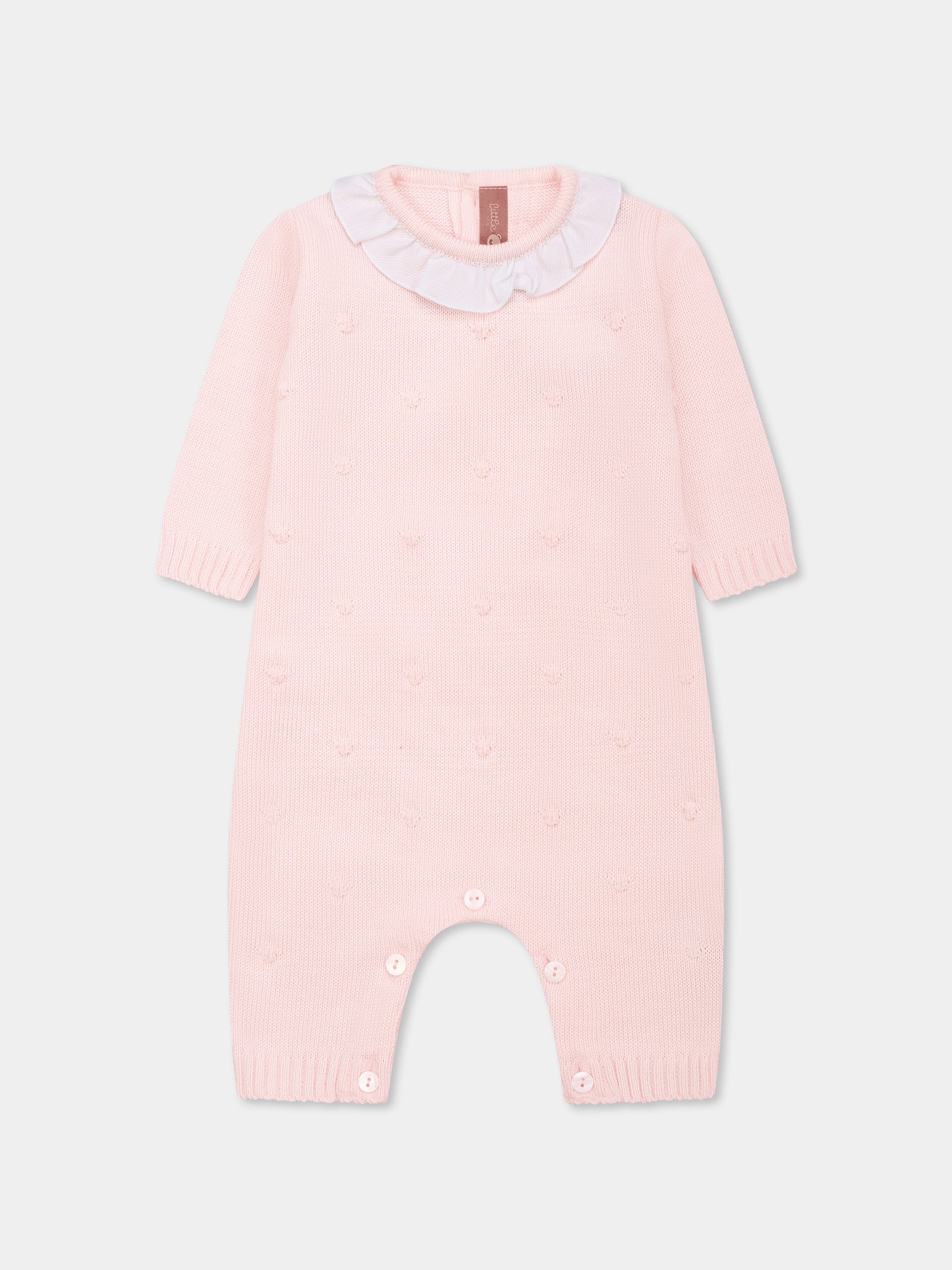 Combinaison rose pour bébé fille