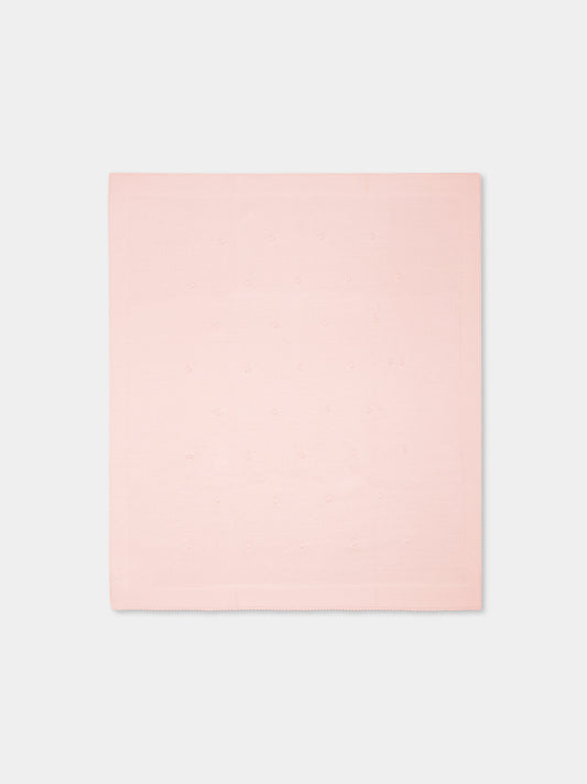 Coperta rosa per neonata con pois,Little Bear,1105 CIPRIA