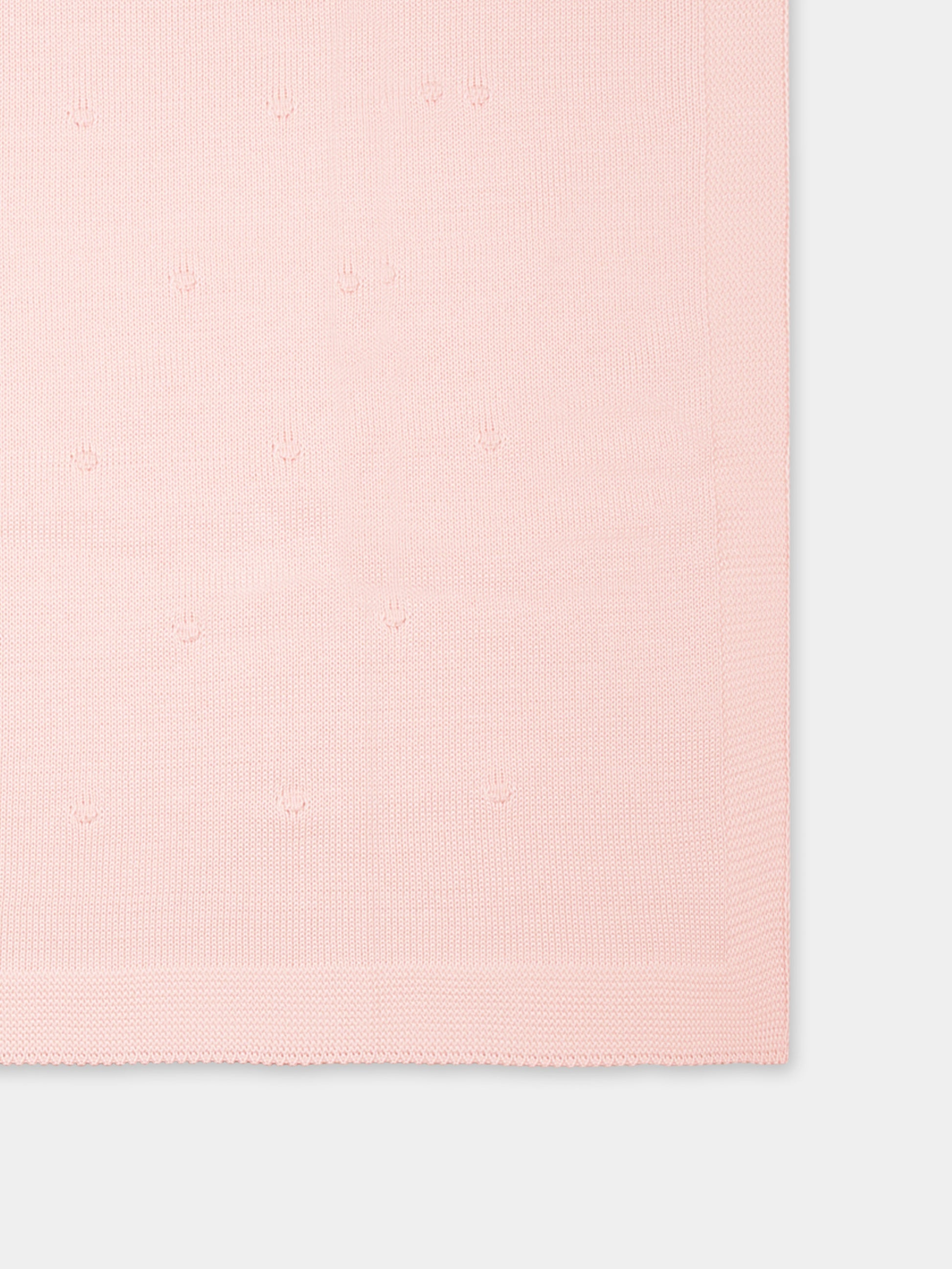 Coperta rosa per neonata con pois,Little Bear,1105 CIPRIA