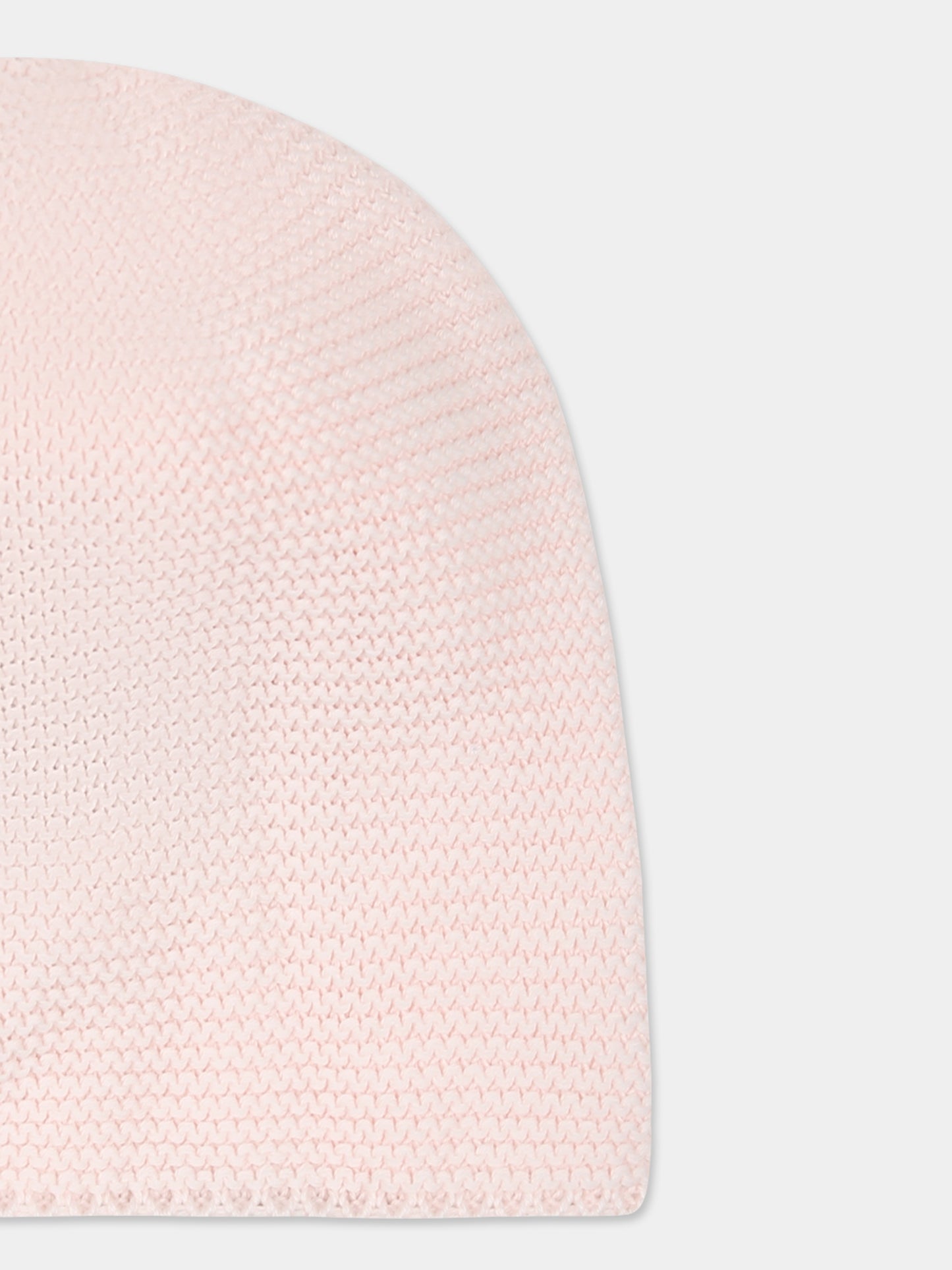 Chapeau rose pour bébé fille