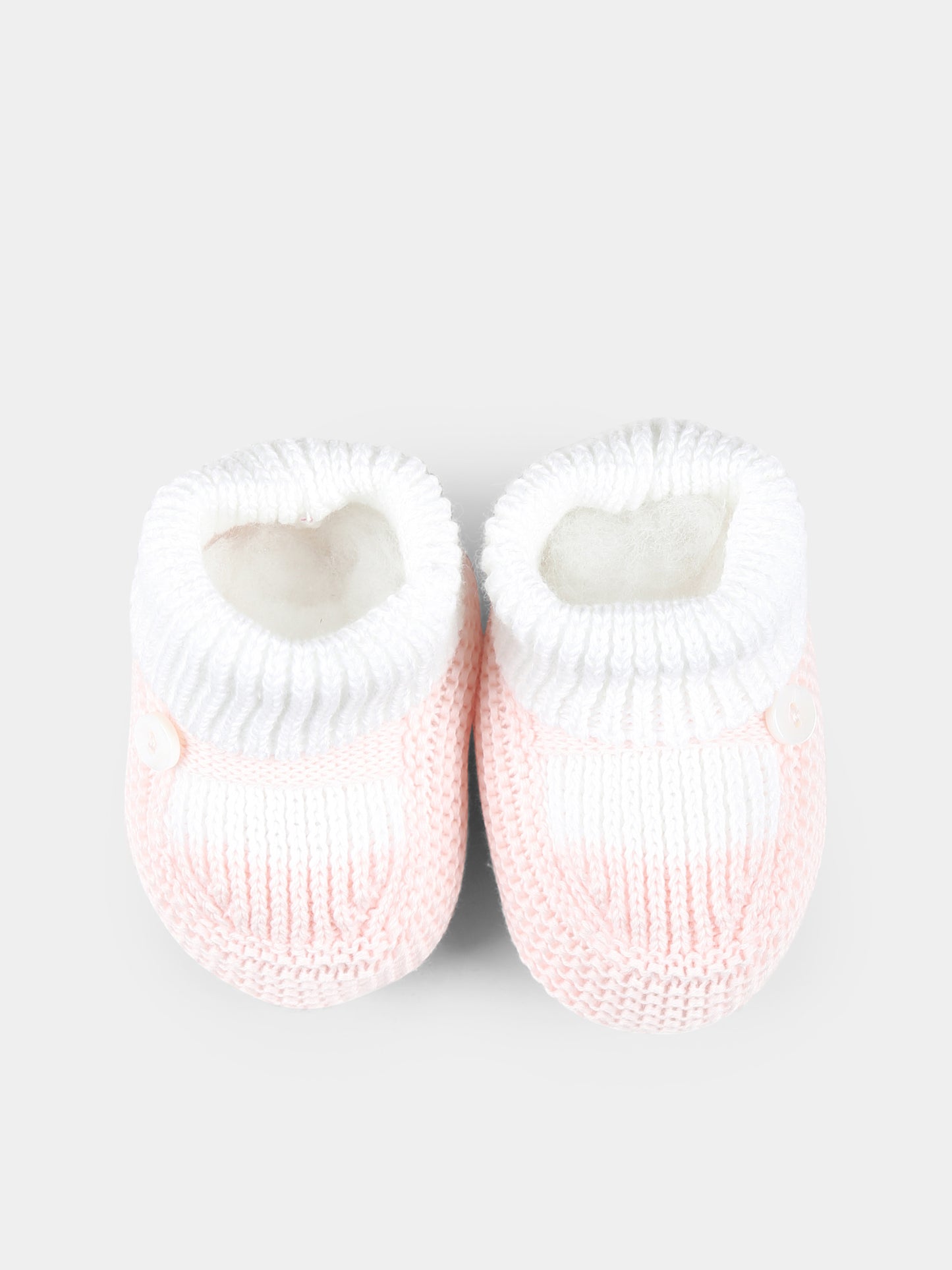 Babbucce rosa per neonata,Little Bear,1137 BIANCO/CIPRIA