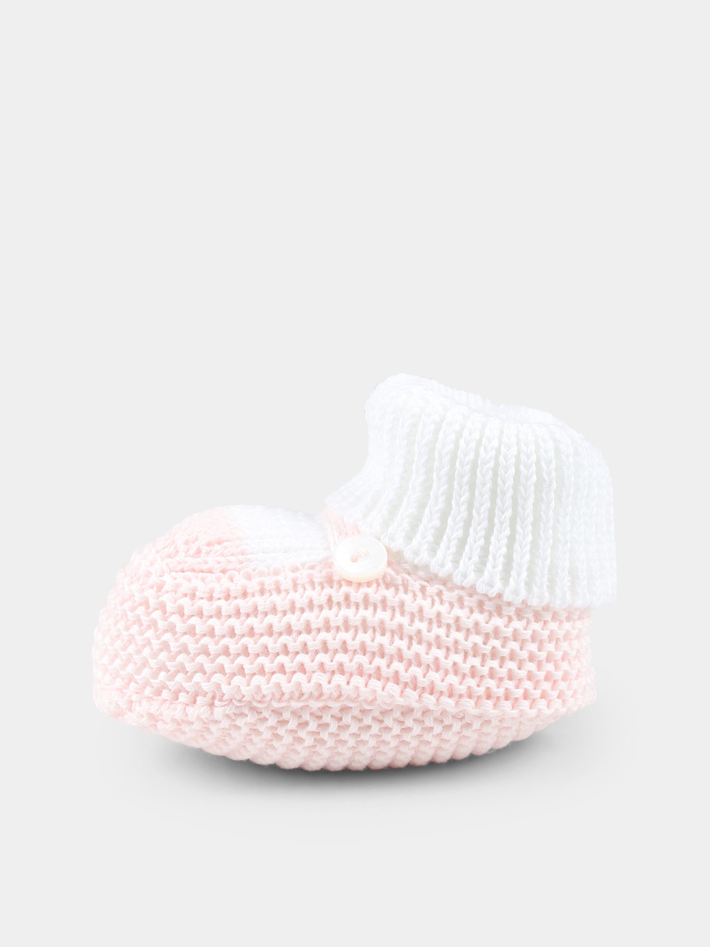 Babbucce rosa per neonata,Little Bear,1137 BIANCO/CIPRIA