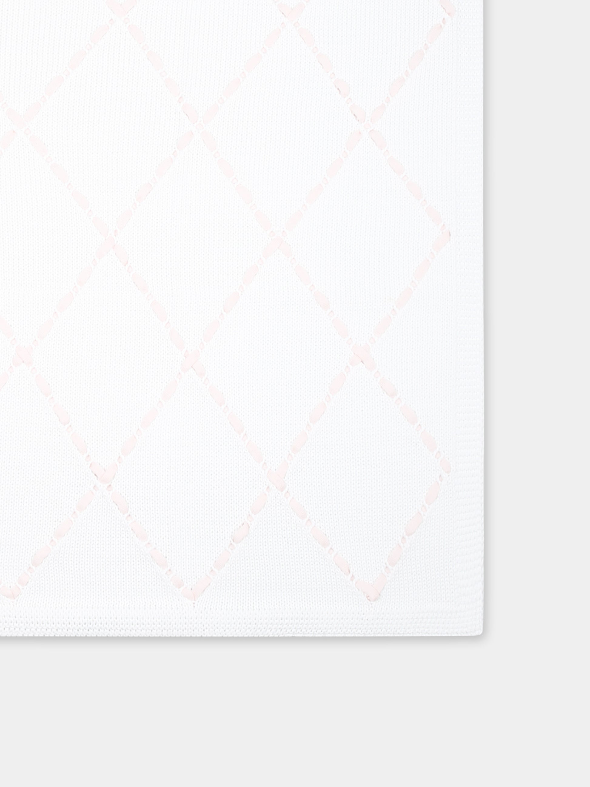 Coperta bianca per neonata,Little Bear,1007 BIANCO/CIPRIA