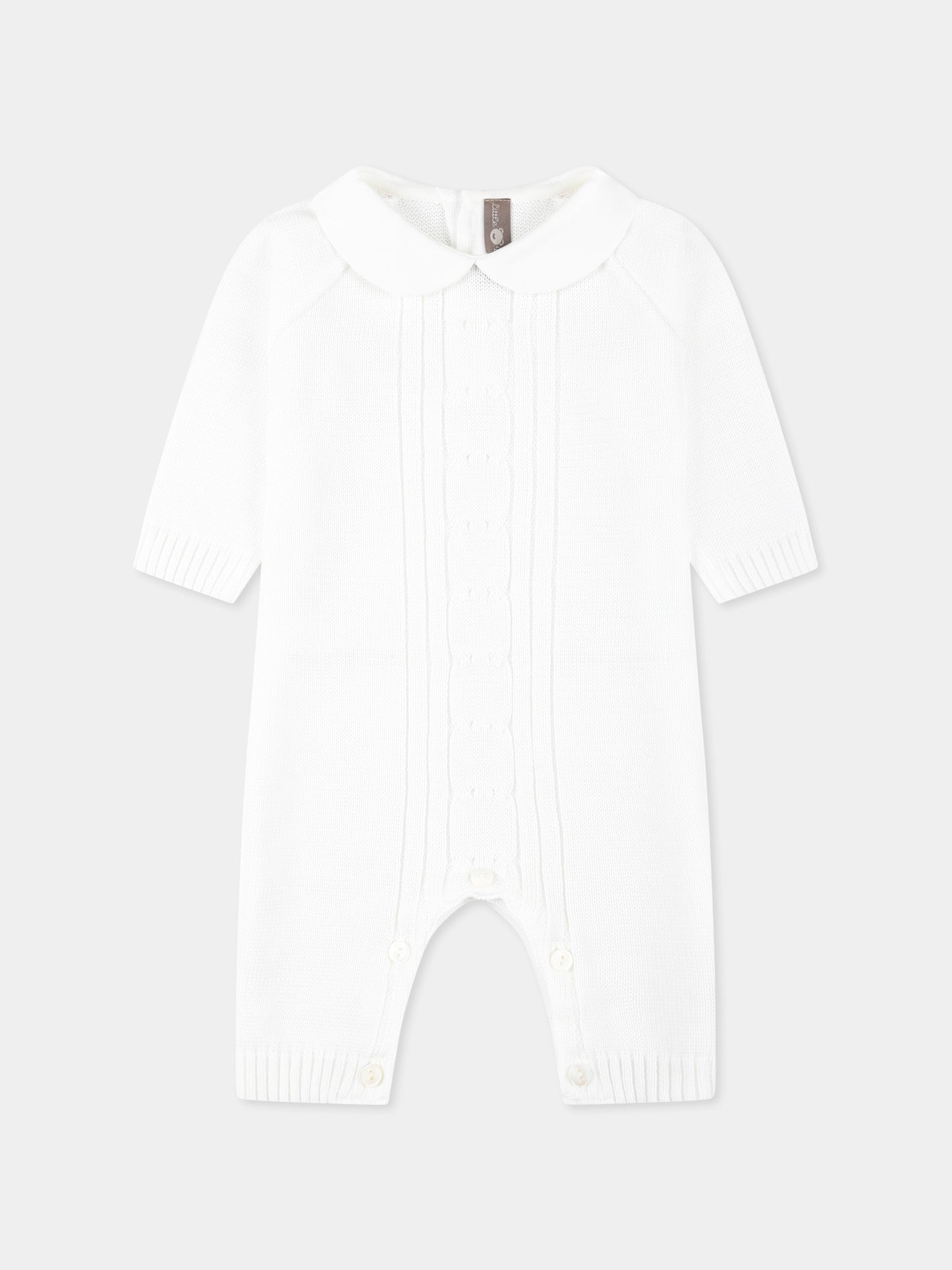 Tutina bianca per neonati,Little Bear,1112 BIANCO