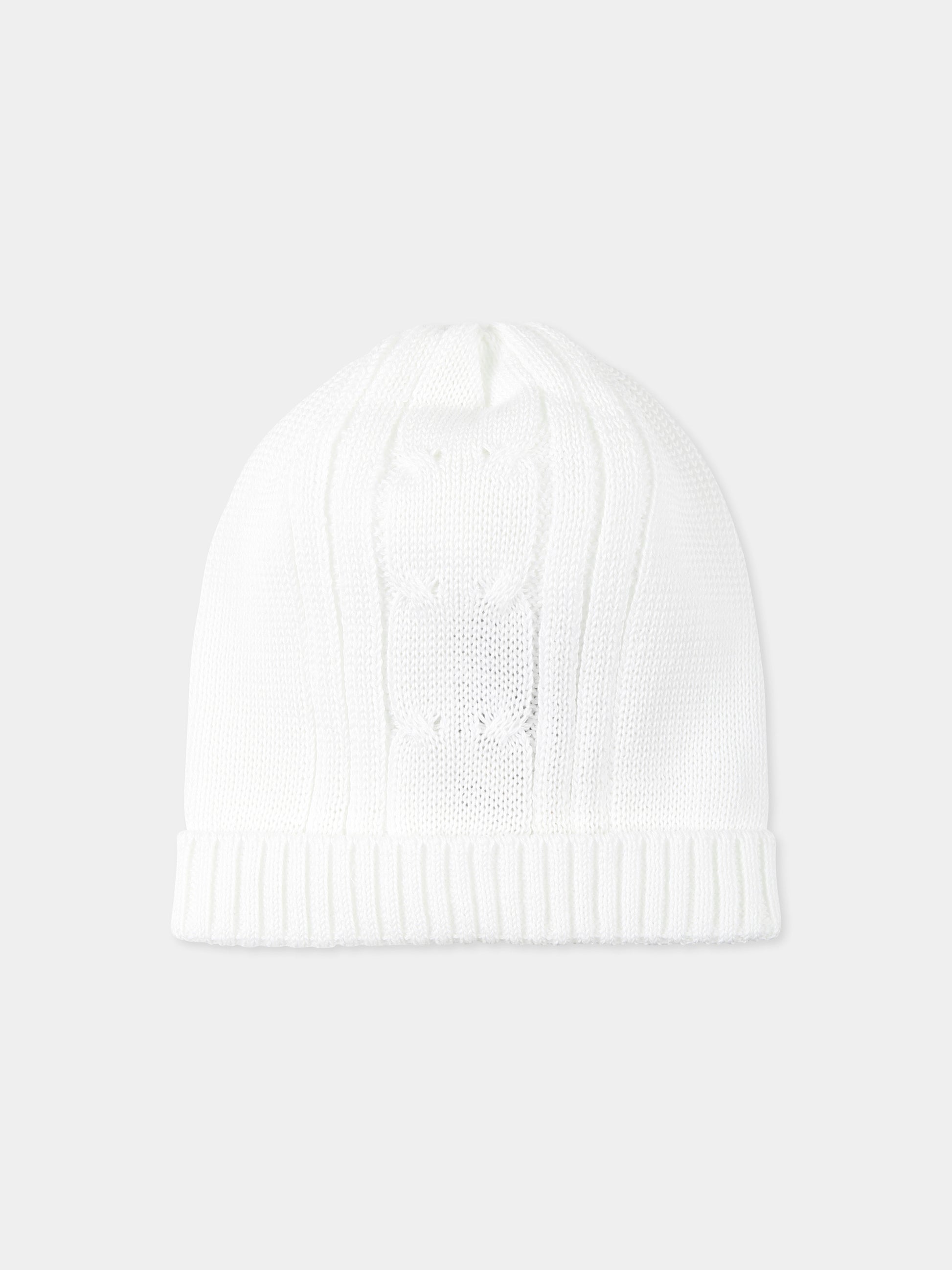 Cappello bianco per neonati,Little Bear,1114 BIANCO