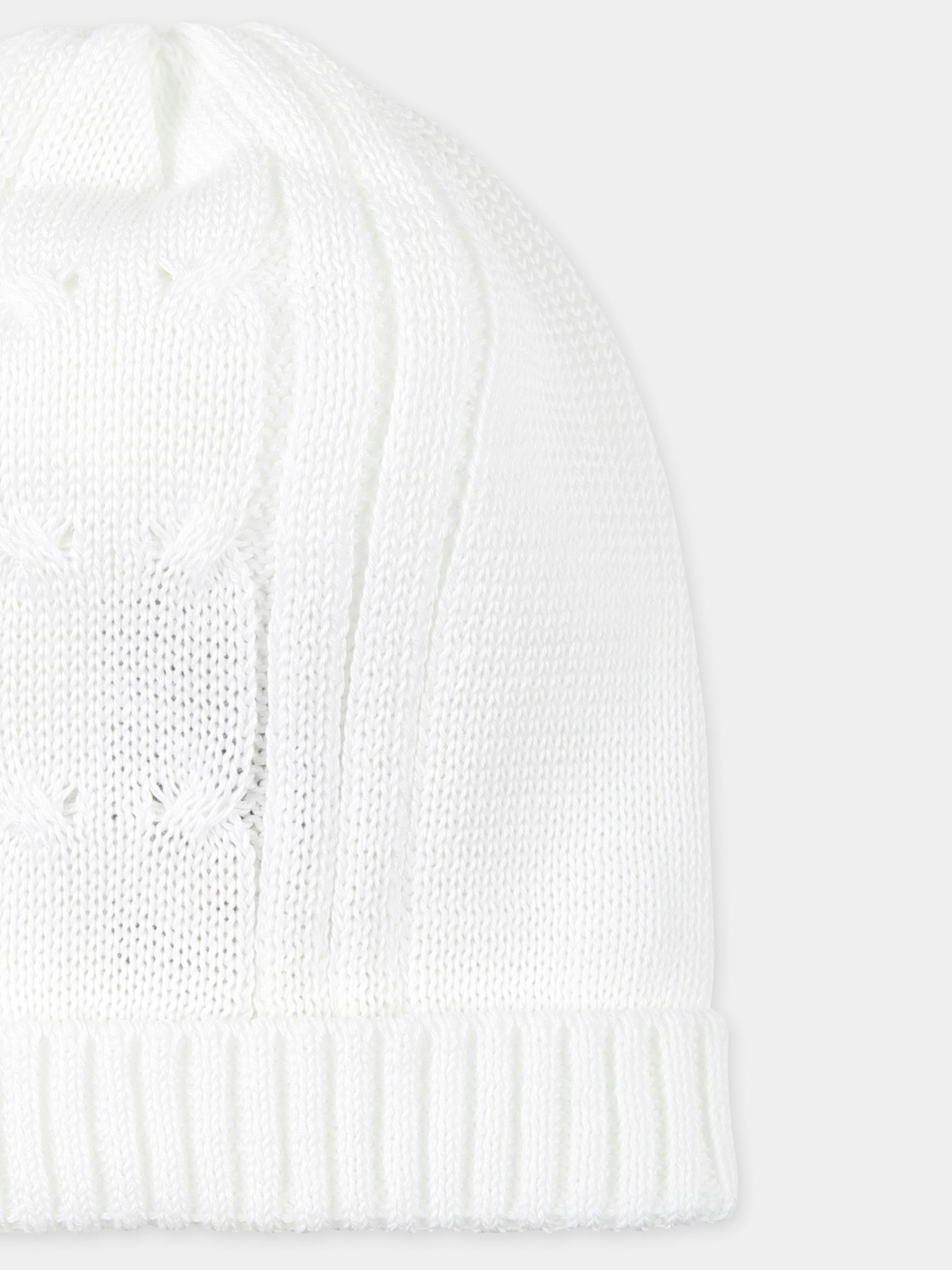 Cappello bianco per neonati,Little Bear,1114 BIANCO