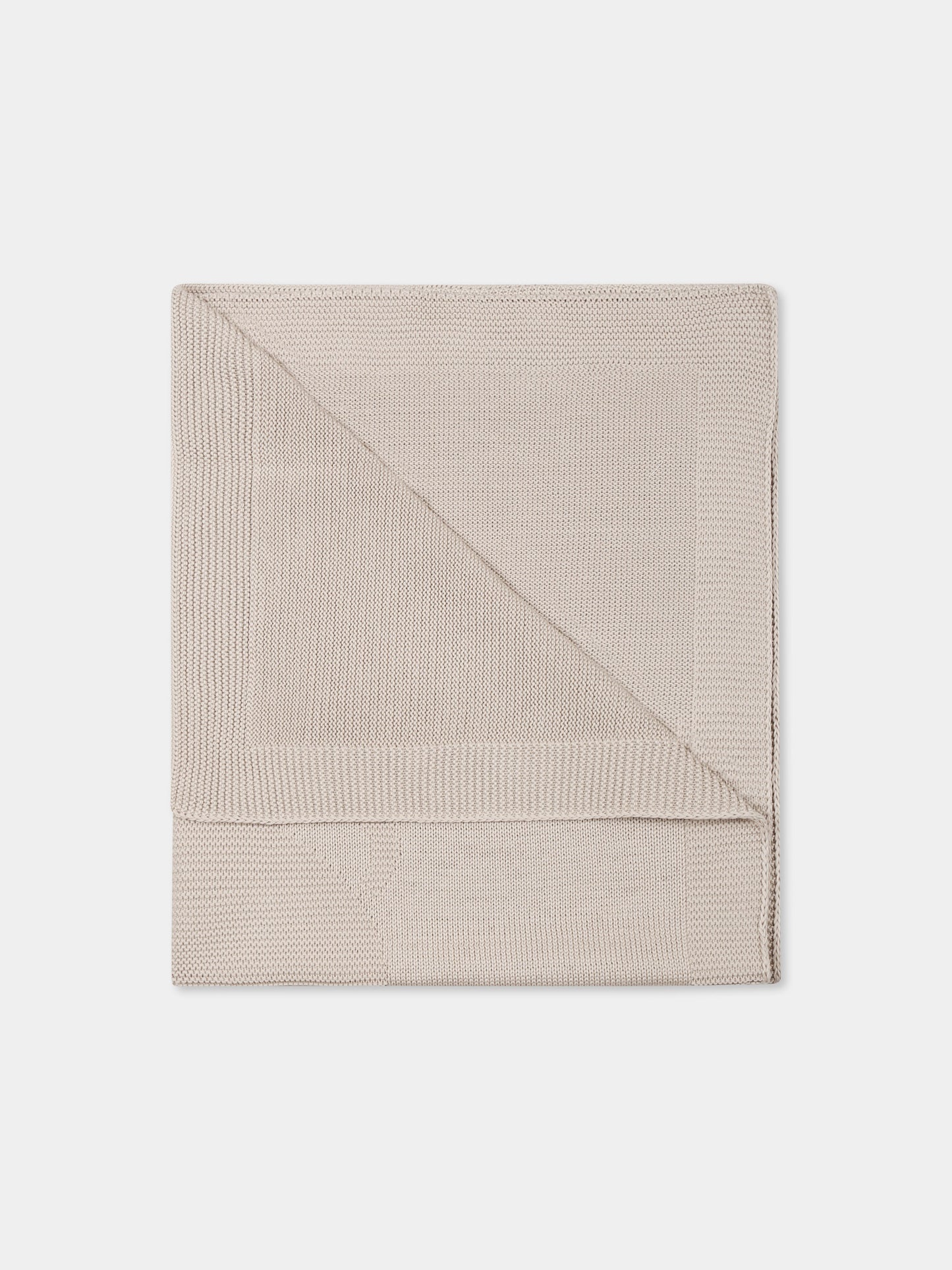 Couverture beige pour bébé enfants avec ours