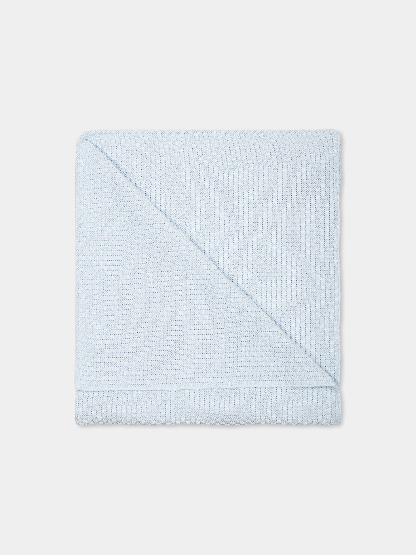Couverture bleu clair pour bébé garçon
