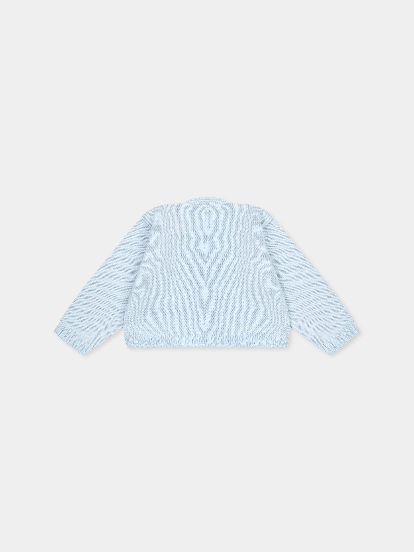 Cardigan celeste per neonato,Little Bear,1001 CIELO