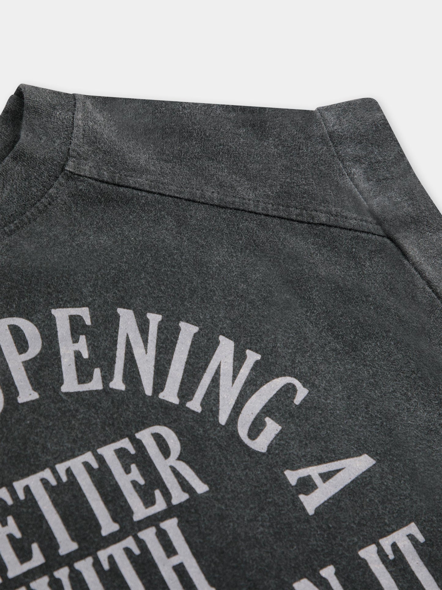 T-shirt gris pour enfants avec slogan