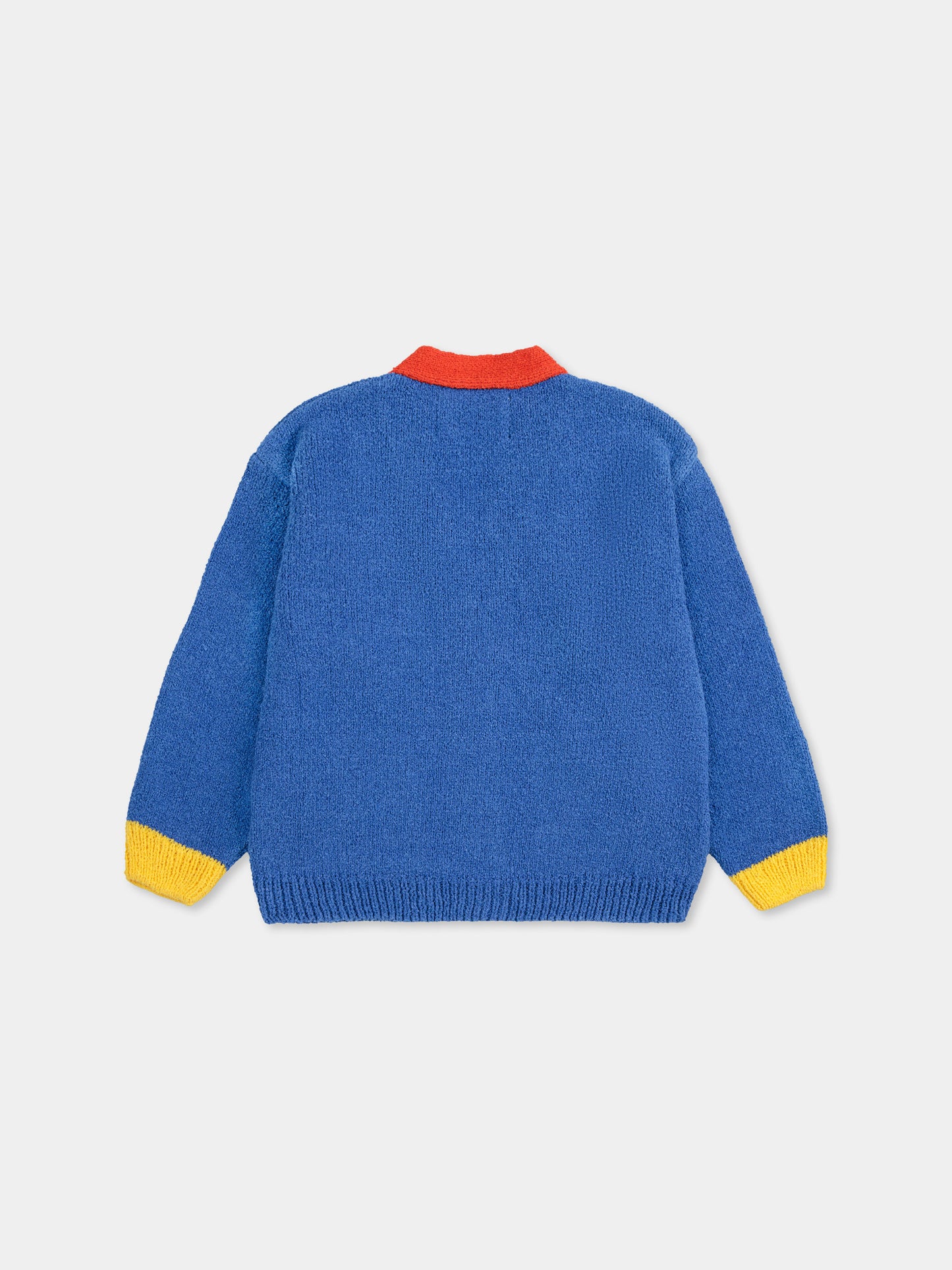 Cardigan blu per neonati con logo,Bobo Choses,B125AB091