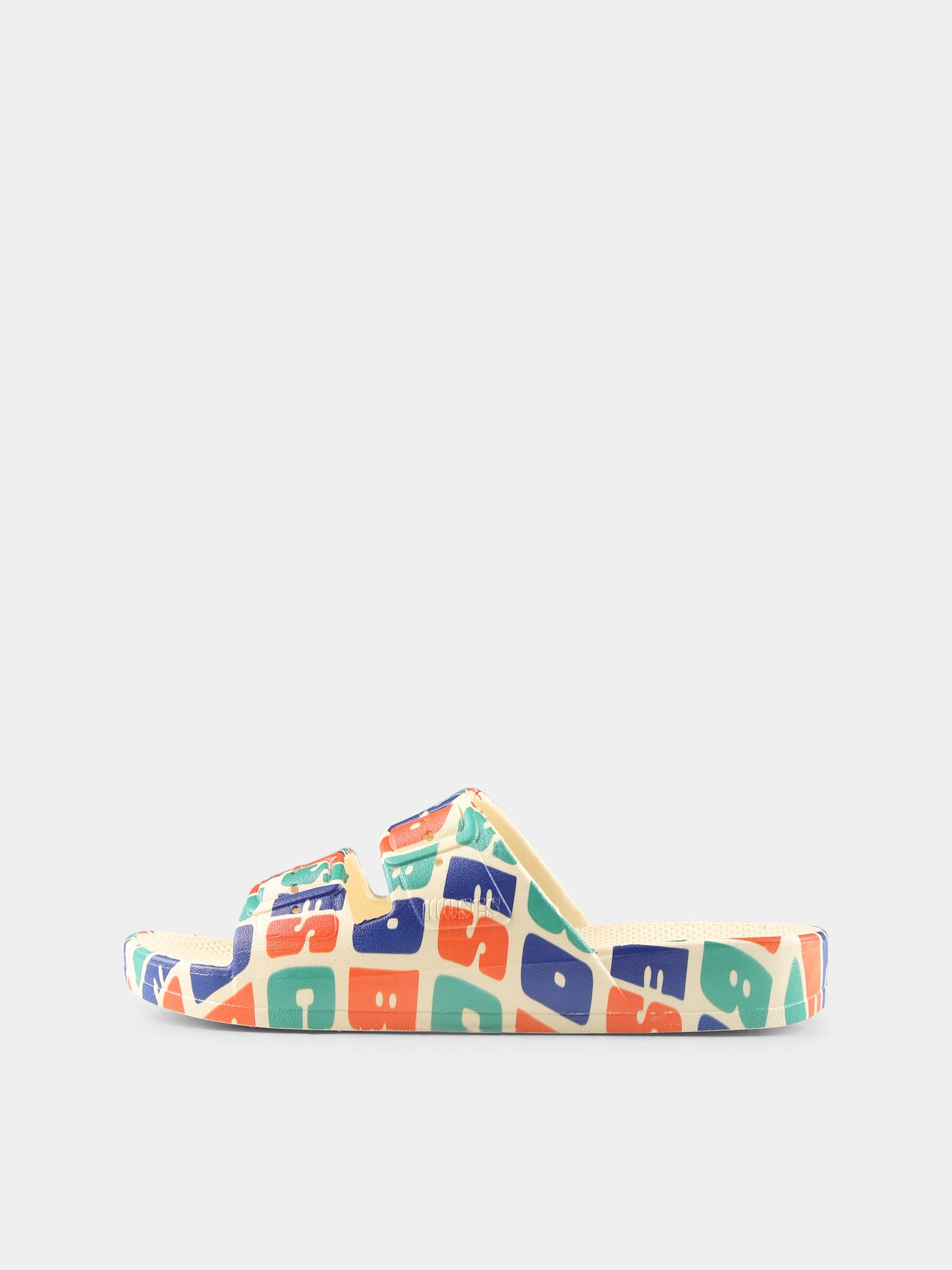 Chaussons multicolores pour enfants avec logo