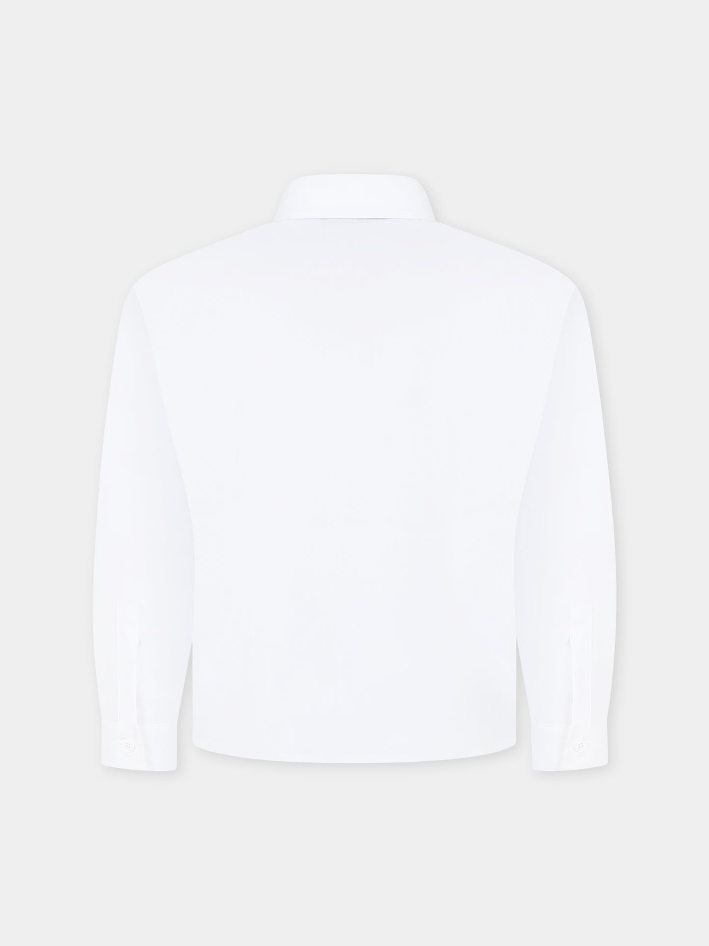 Chemise blanche pour garçon avec logo