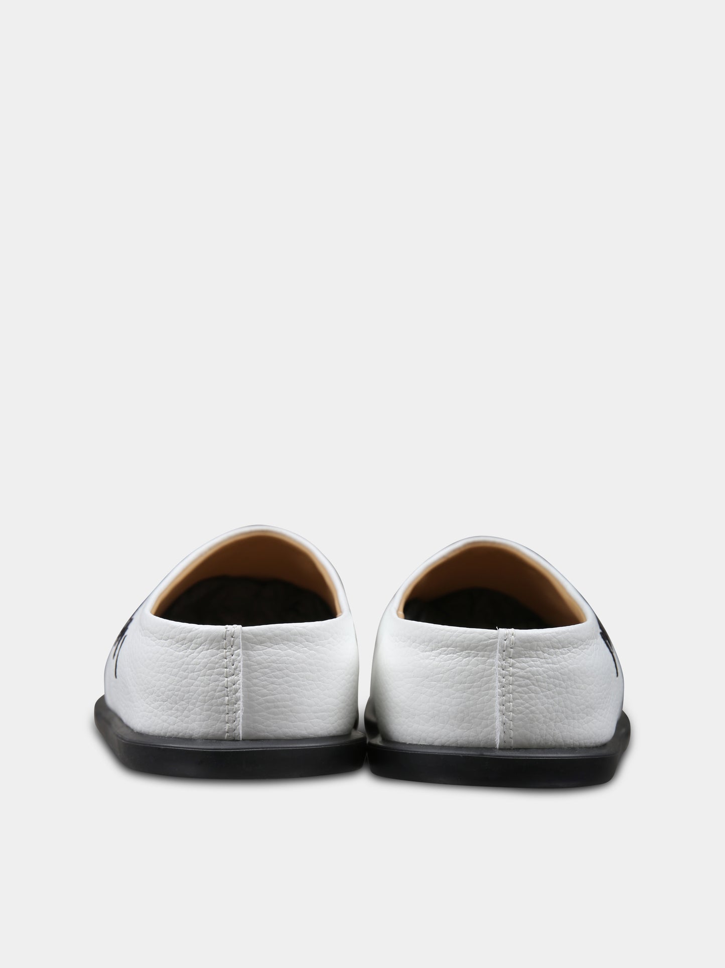 Sabot bianchi per bambini con logo,Marni Kids,79564 1