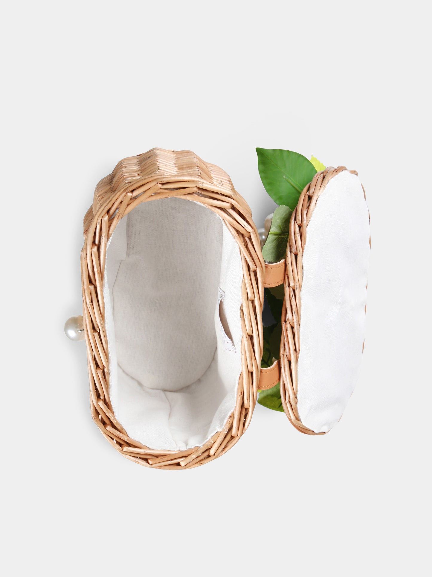 Sac marron pour fille avec fruits