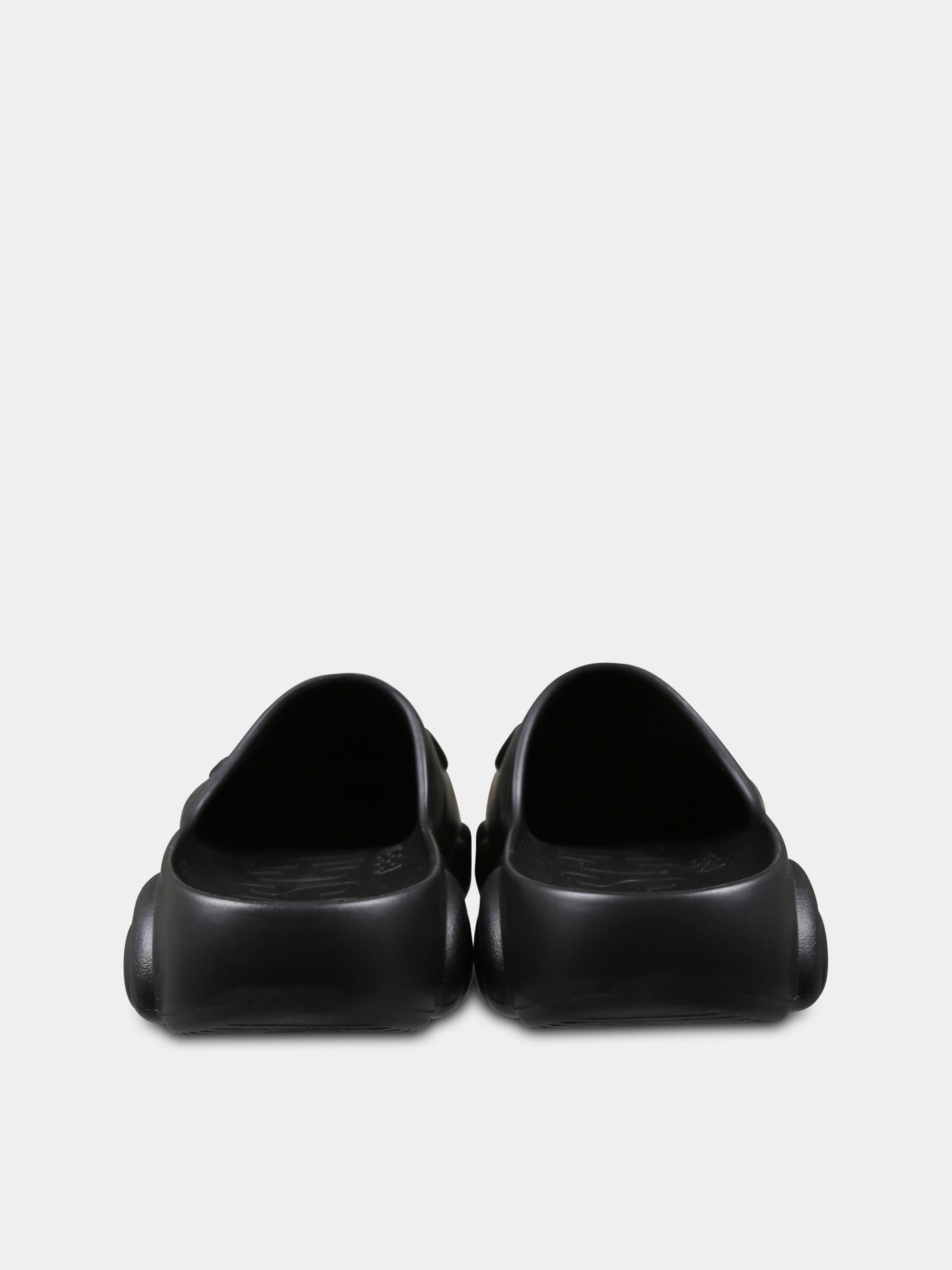 Sabot neri per bambini con Teddy Bear,Moschino Kids,80634 1