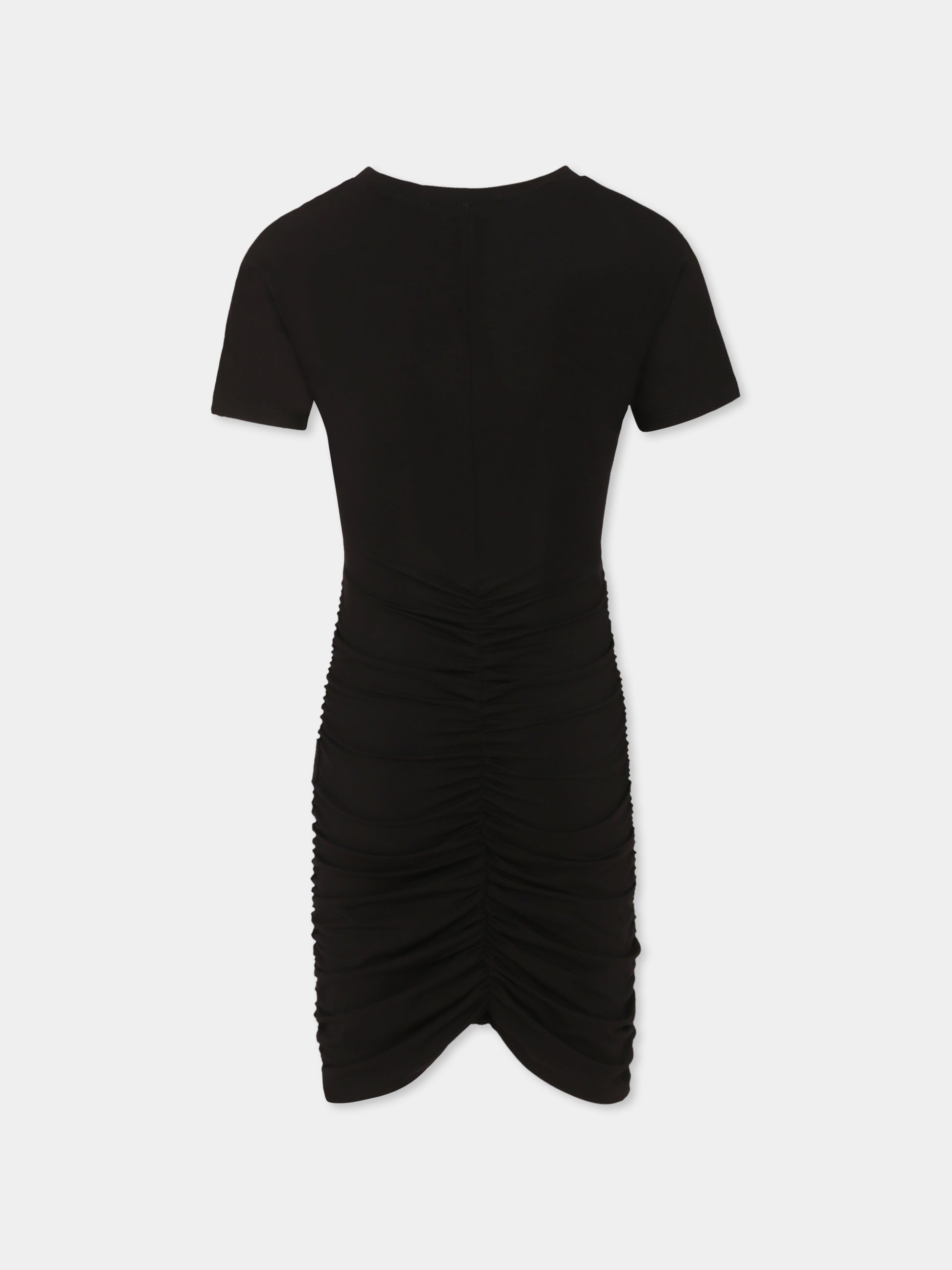 Vestito nero per bambina con logo,Philosophy,I1E903 5211 P050