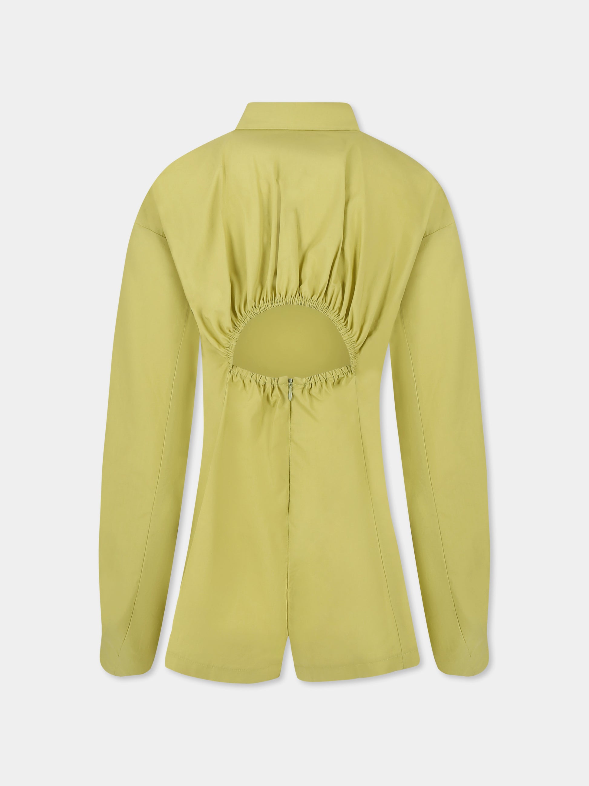 Jumpsuit verde per bambina con logo,Pinko,KFTA005 0 CA101 1057