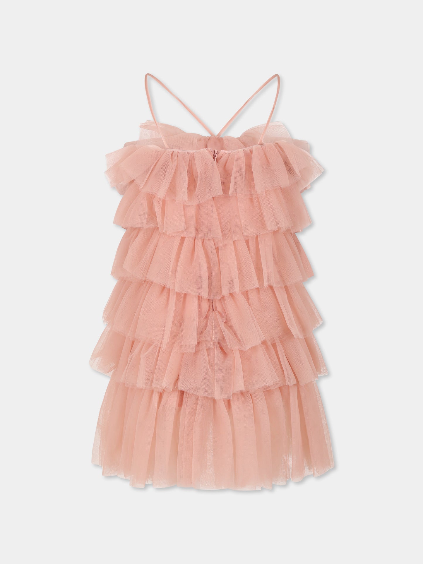 Jumpsuit rosa per bambina con logo,Pinko,KFTA004 0 TU005 C052