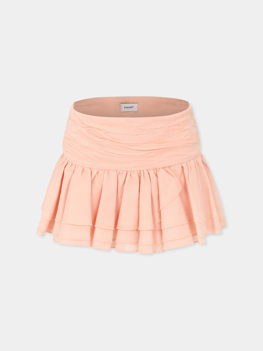 Gonna rosa per bambina,Pinko,KFGO004 0 CA005 C052