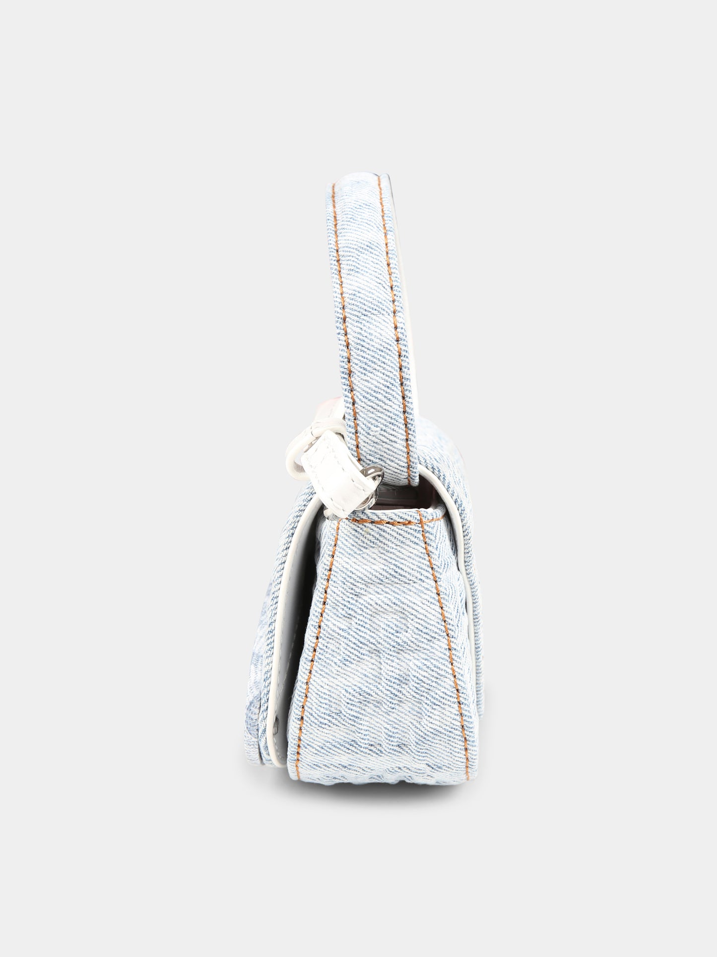 Borsa blu per bambina con logo,Diesel,J01572 P5142 H0918