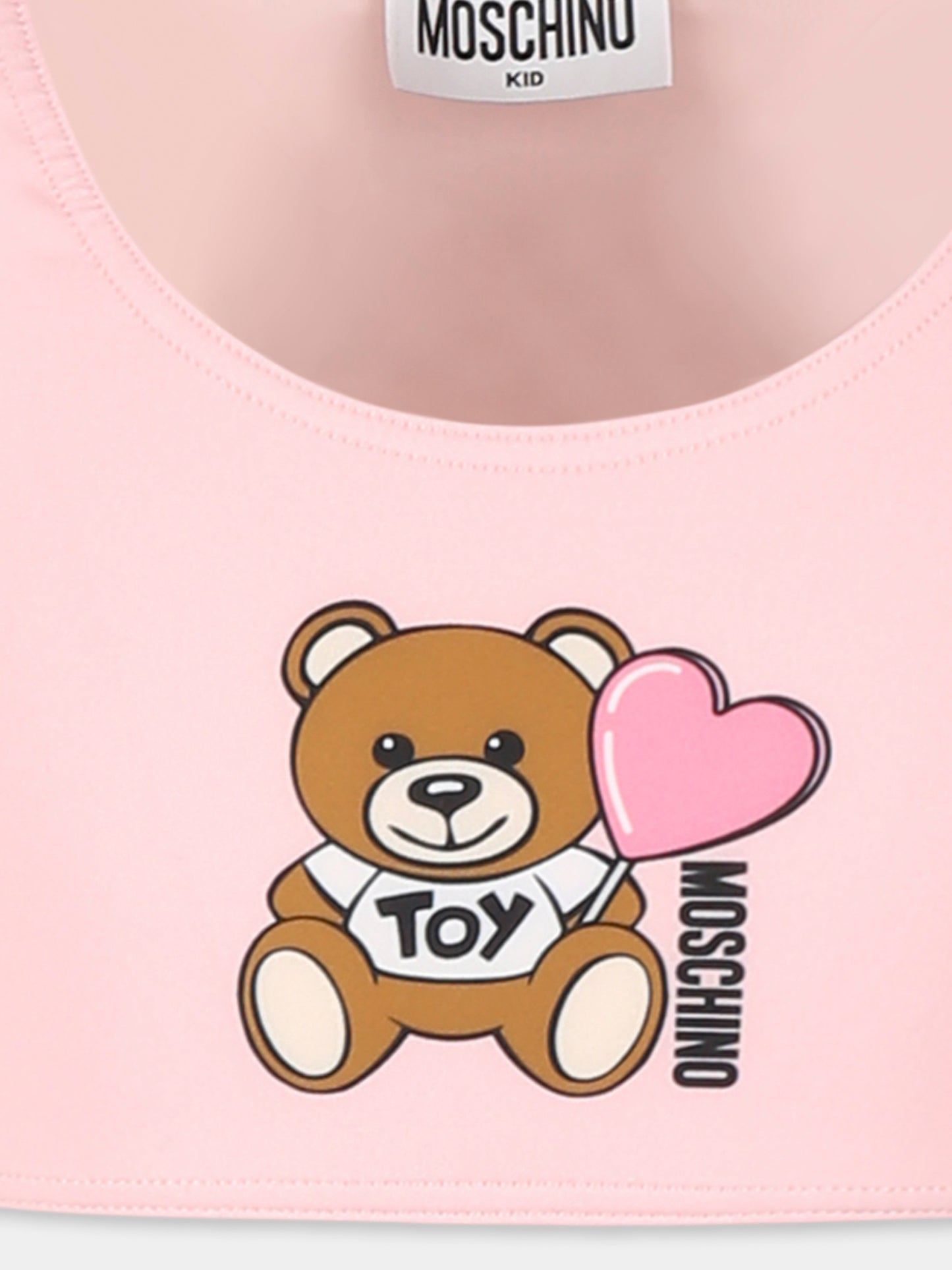 Bikini rosa per bambina con Teddy Bear,Moschino Kids,HAL00P LKA00 50209