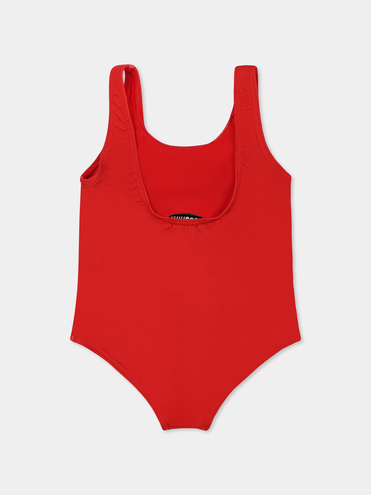 Maillot de bain rouge pour bébé fille avec Teddy Bear