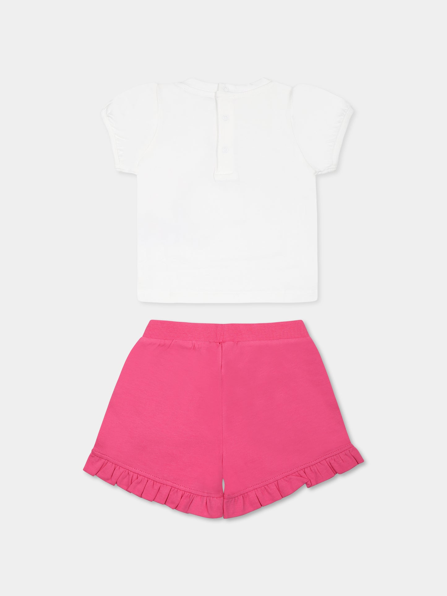 Ensemble multicolore pour bébé fille avec Teddy Bear