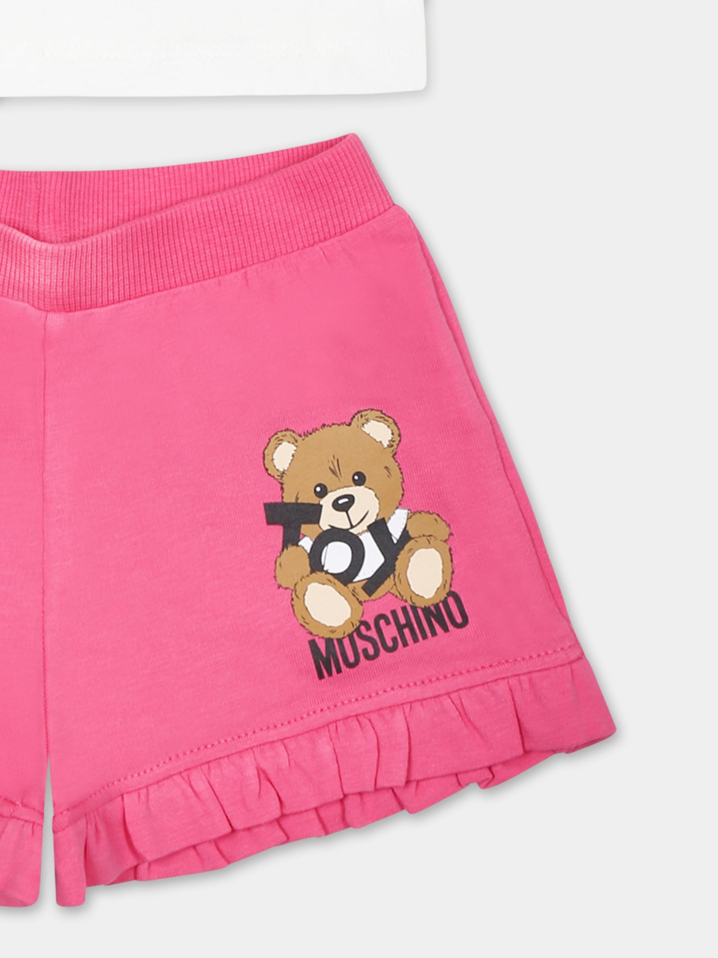 Ensemble multicolore pour bébé fille avec Teddy Bear